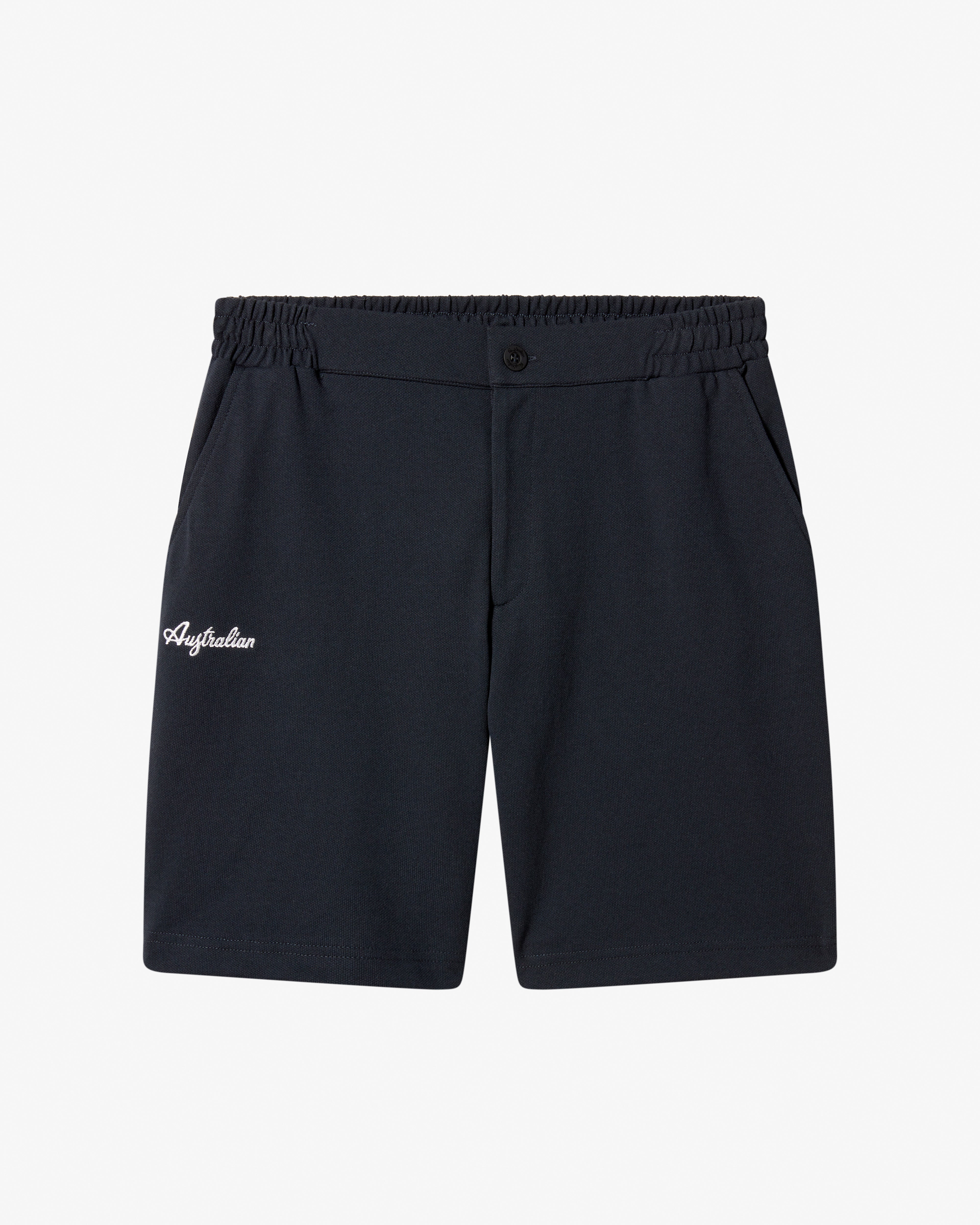 australian-classic-club-short-short-uomo-in-piquet-blu-navy image 6