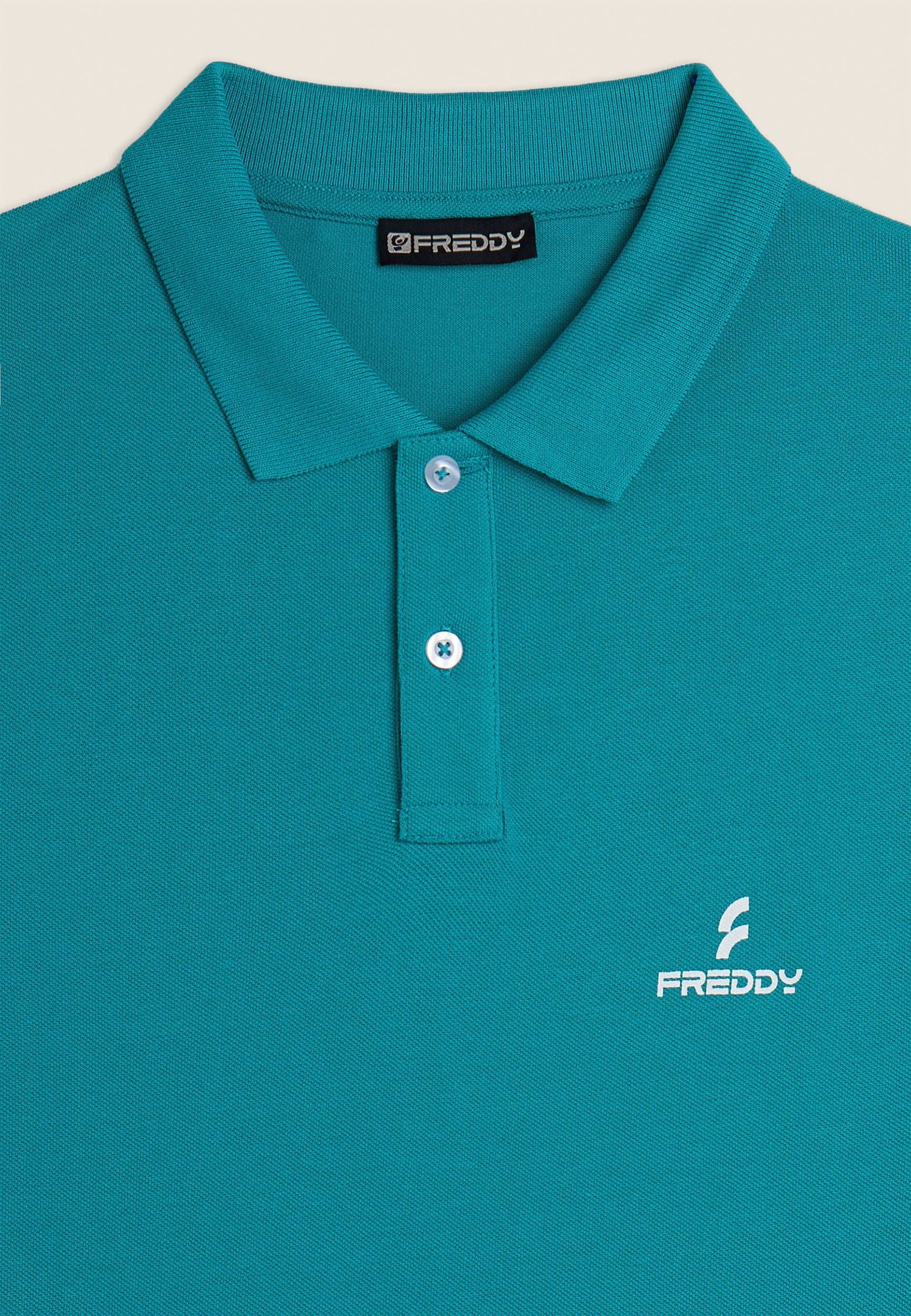freddy-polo-uomo-in-piquet-di-cotone-100-con-logo image 6