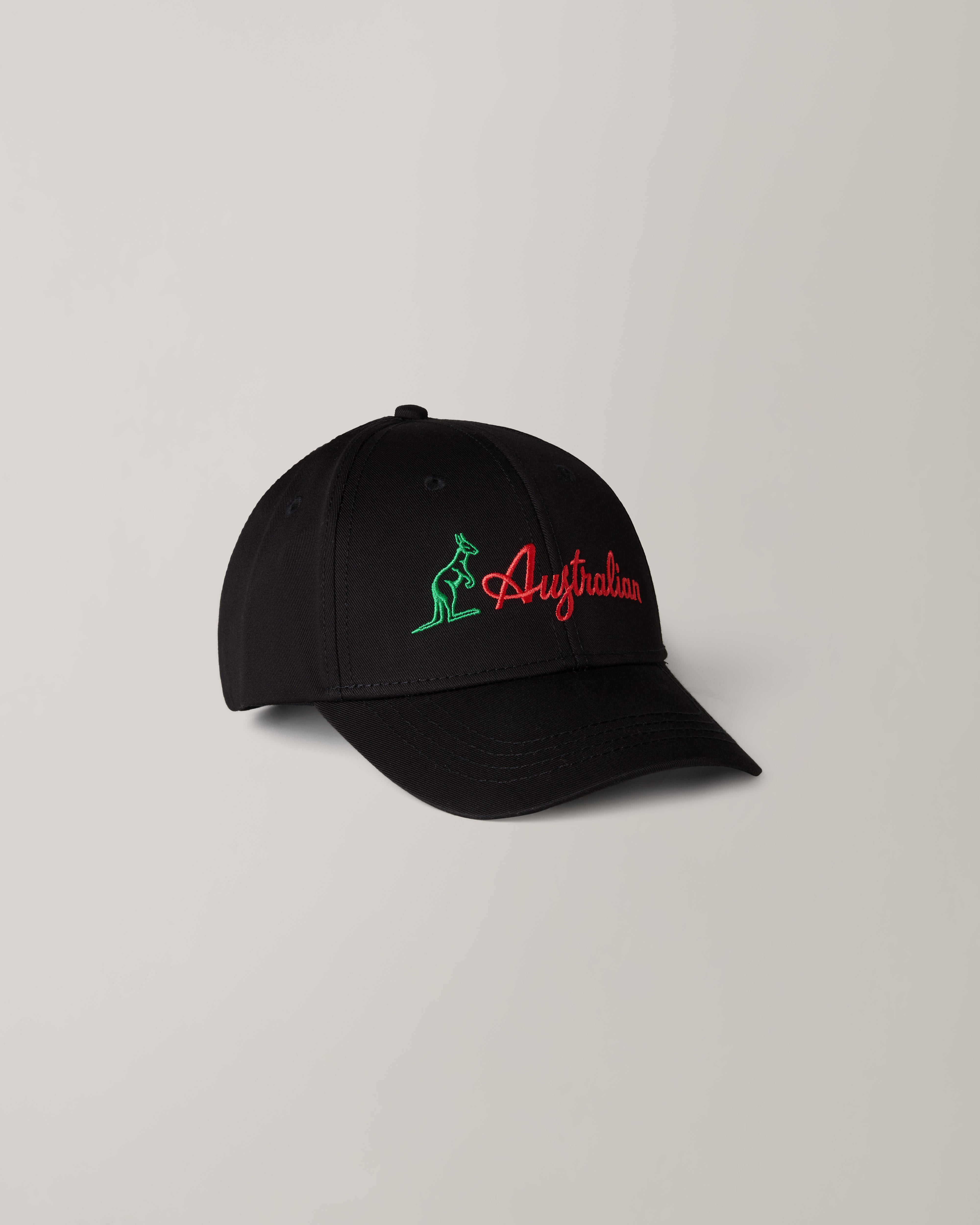 australian-icon-cap-heritage-cappellino-in-cotone-nero image 1
