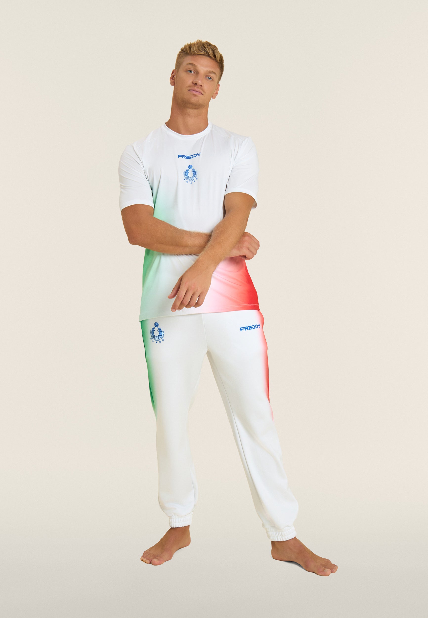freddy-t-shirt-uomo-beach-volley-nazionale-italia-2025-26 image 2