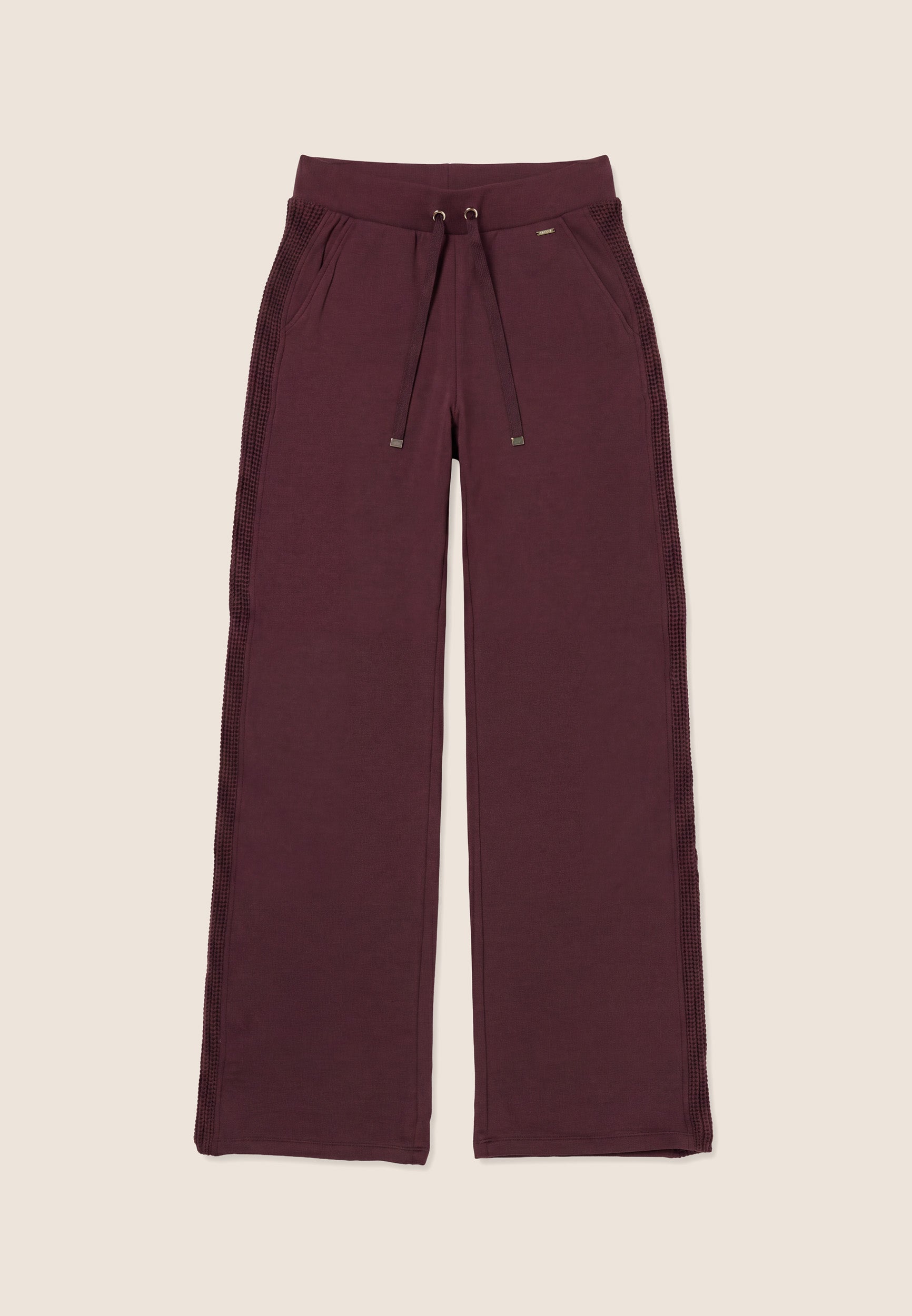 freddy-pantaloni-donna-wide-leg-in-modal-con-inserti-in-tricot image 1