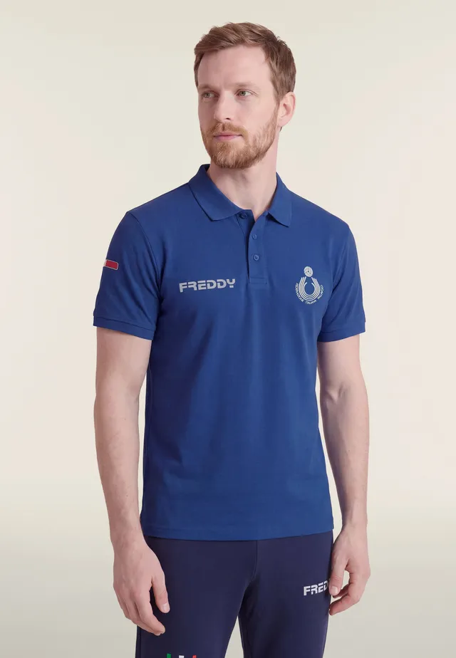 freddy-fipav-polo-uomo-piquet-cotone-regular-fit-arbitri image 1