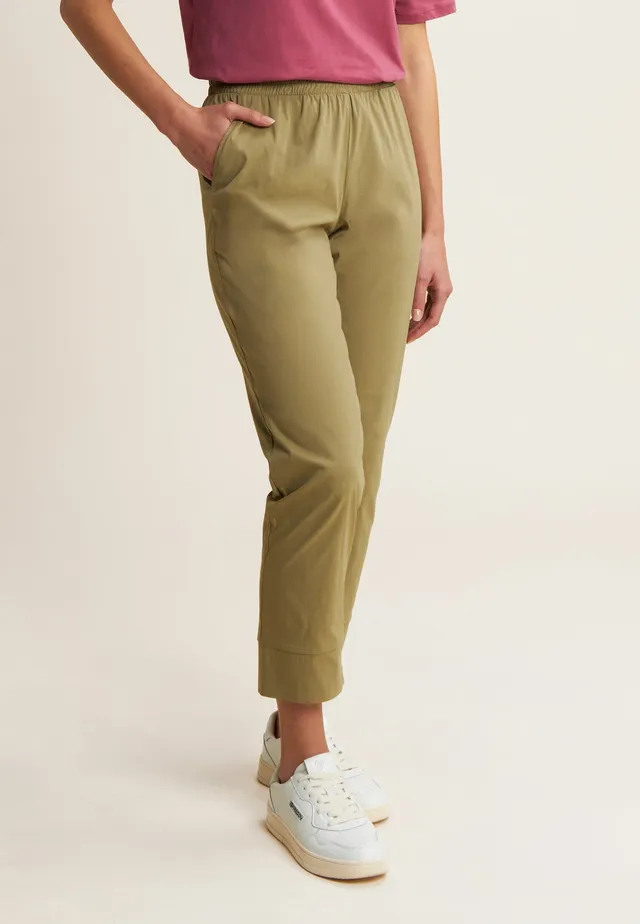 freddy-pantaloni-in-popeline-elasticizzato-regular-fit image 1