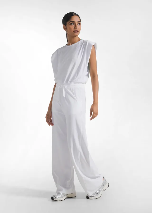 deha-d42358-tuta-jumpsuit-in-jersey-bianco-con-apertura-sul-retro image 1