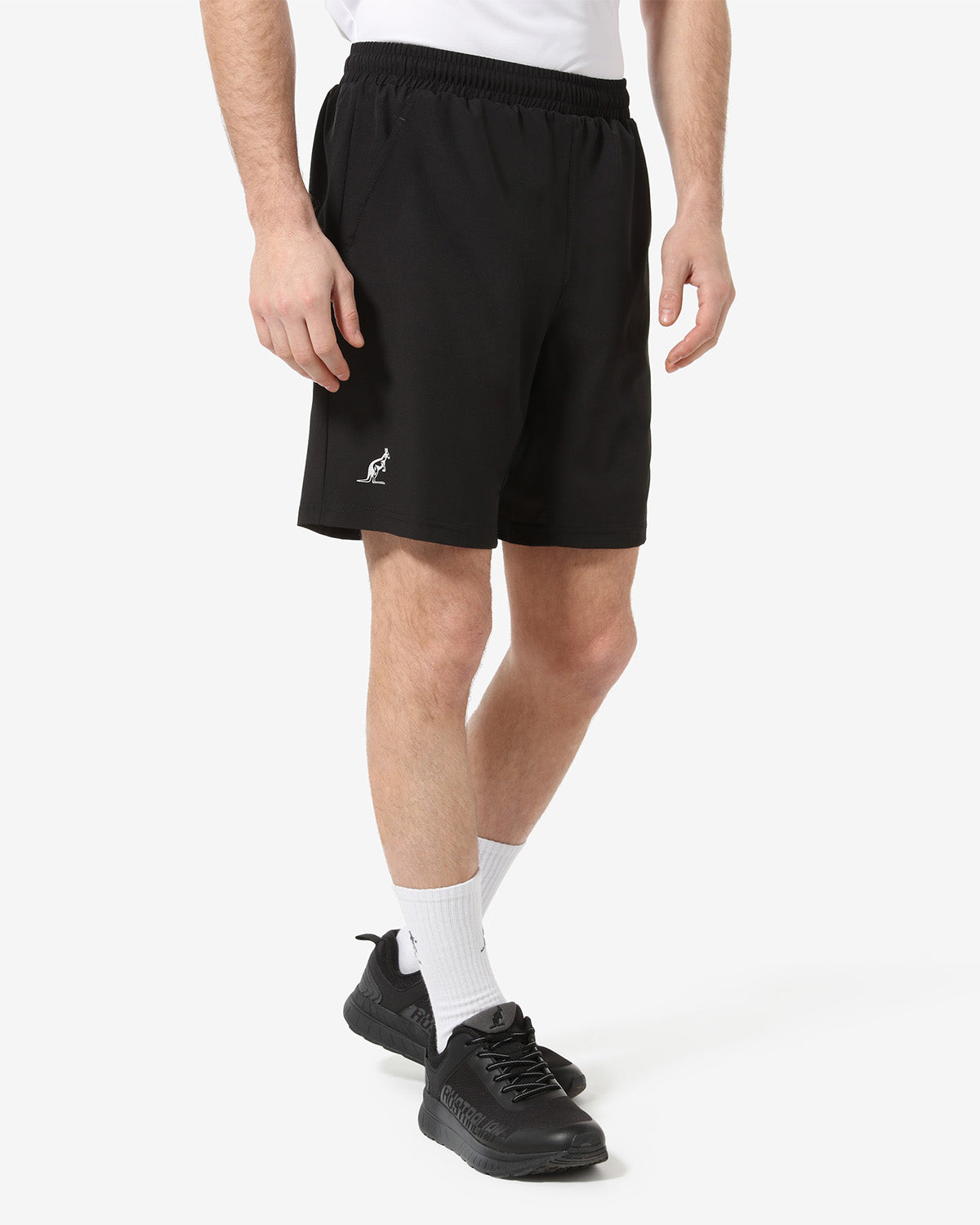 australian-match-short-tennis-pantaloncino-nero-bi-elastico image 1