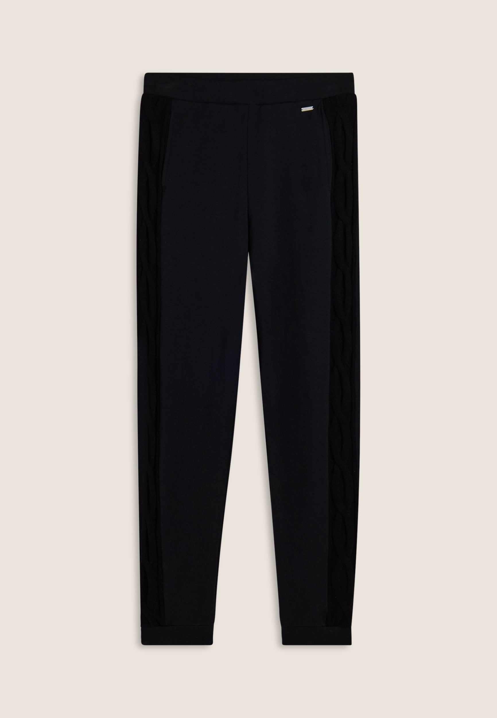 freddy-pantaloni-donna-in-felpa-modal-con-banda-a-trecce image 5