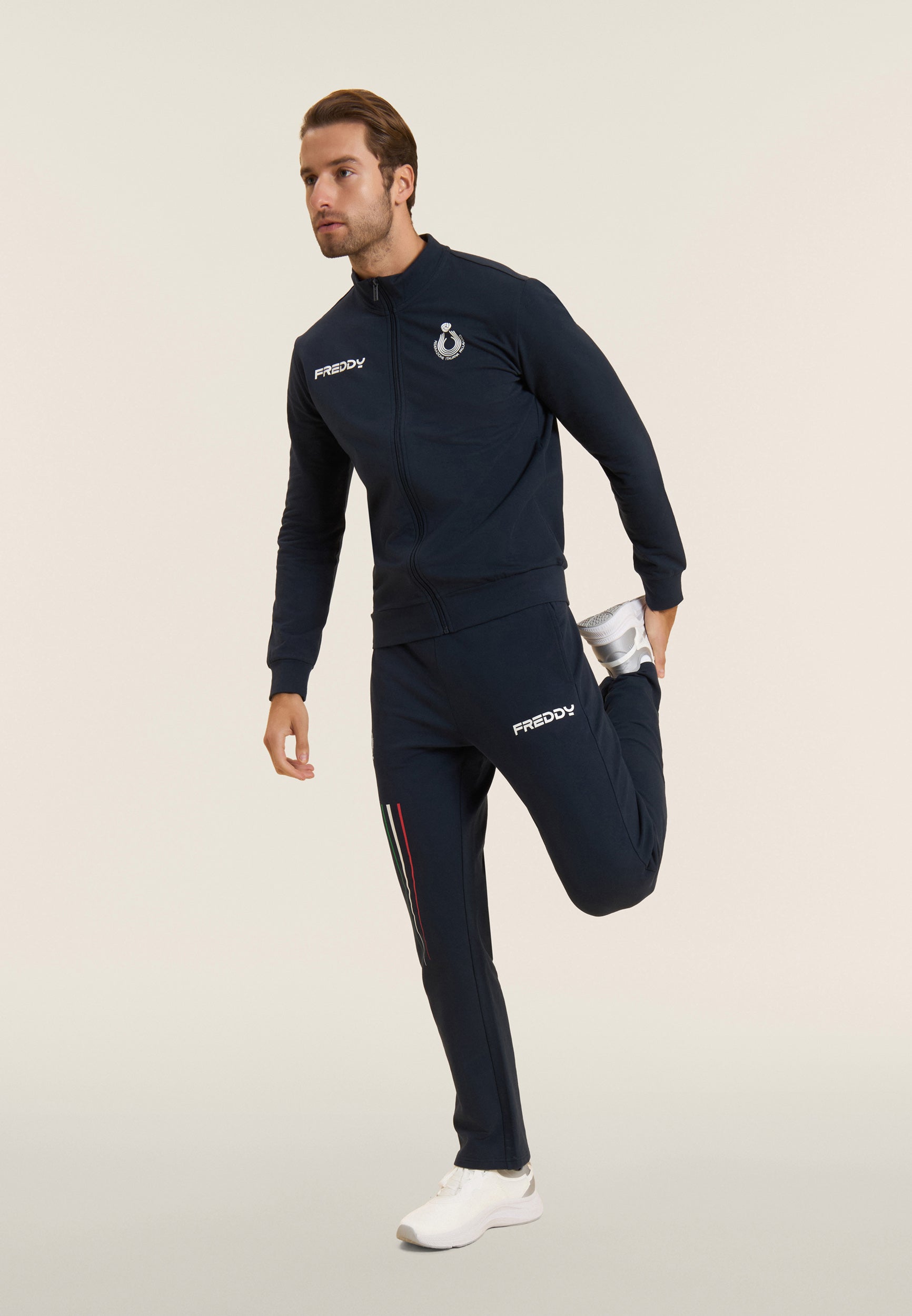 freddy-felpa-uomo-fipav-full-zip-cotone-bielastico-arbitri image 3