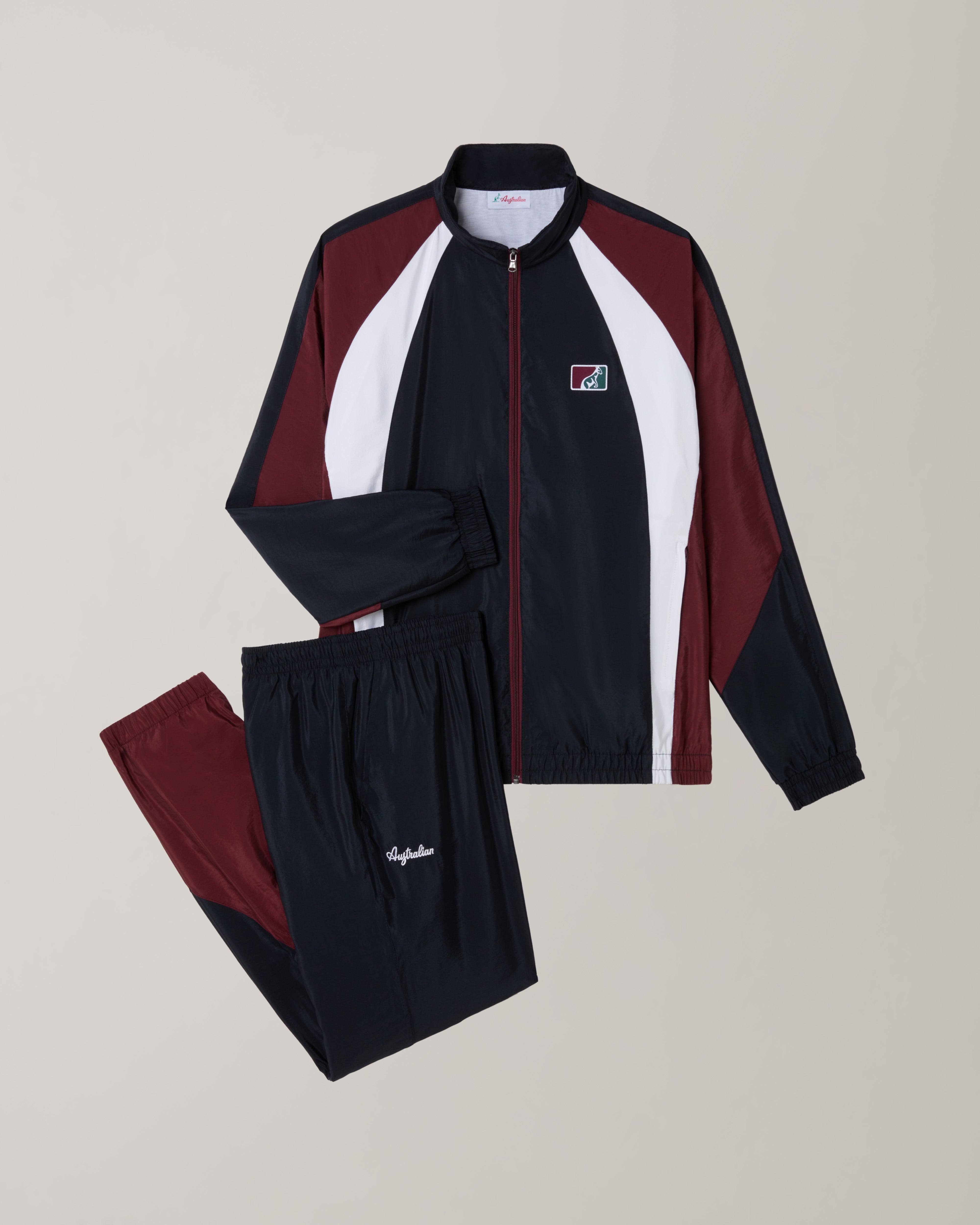 australian-posh-antibes-tracksuit-tuta-completa-blu-con-inserti image 8