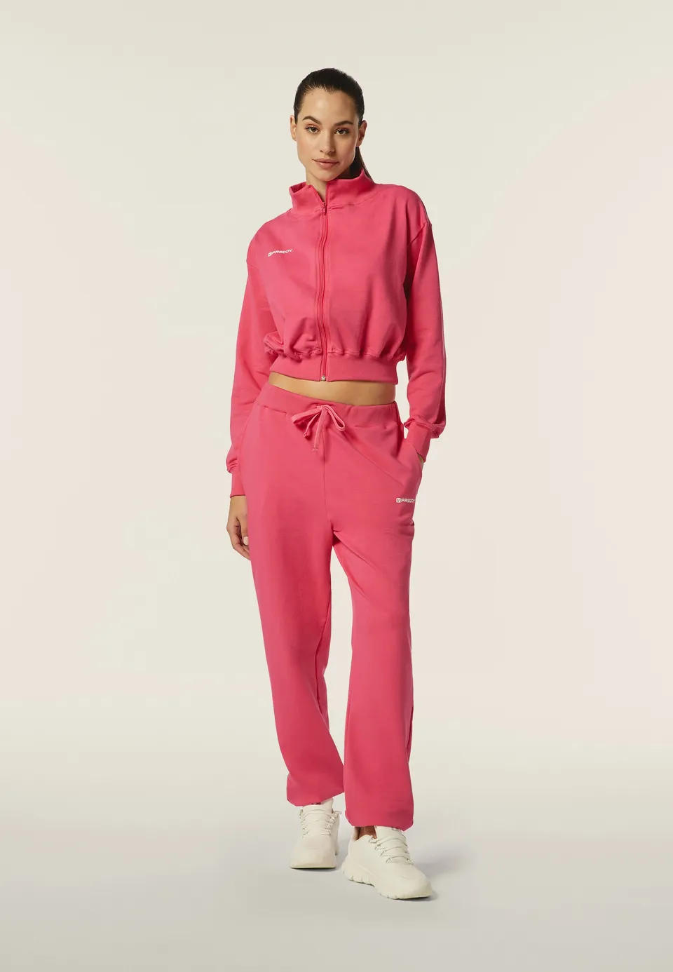 freddy-tuta-sportiva-attitude-donna-e-junior-felpa-cropped-pantalone image 1