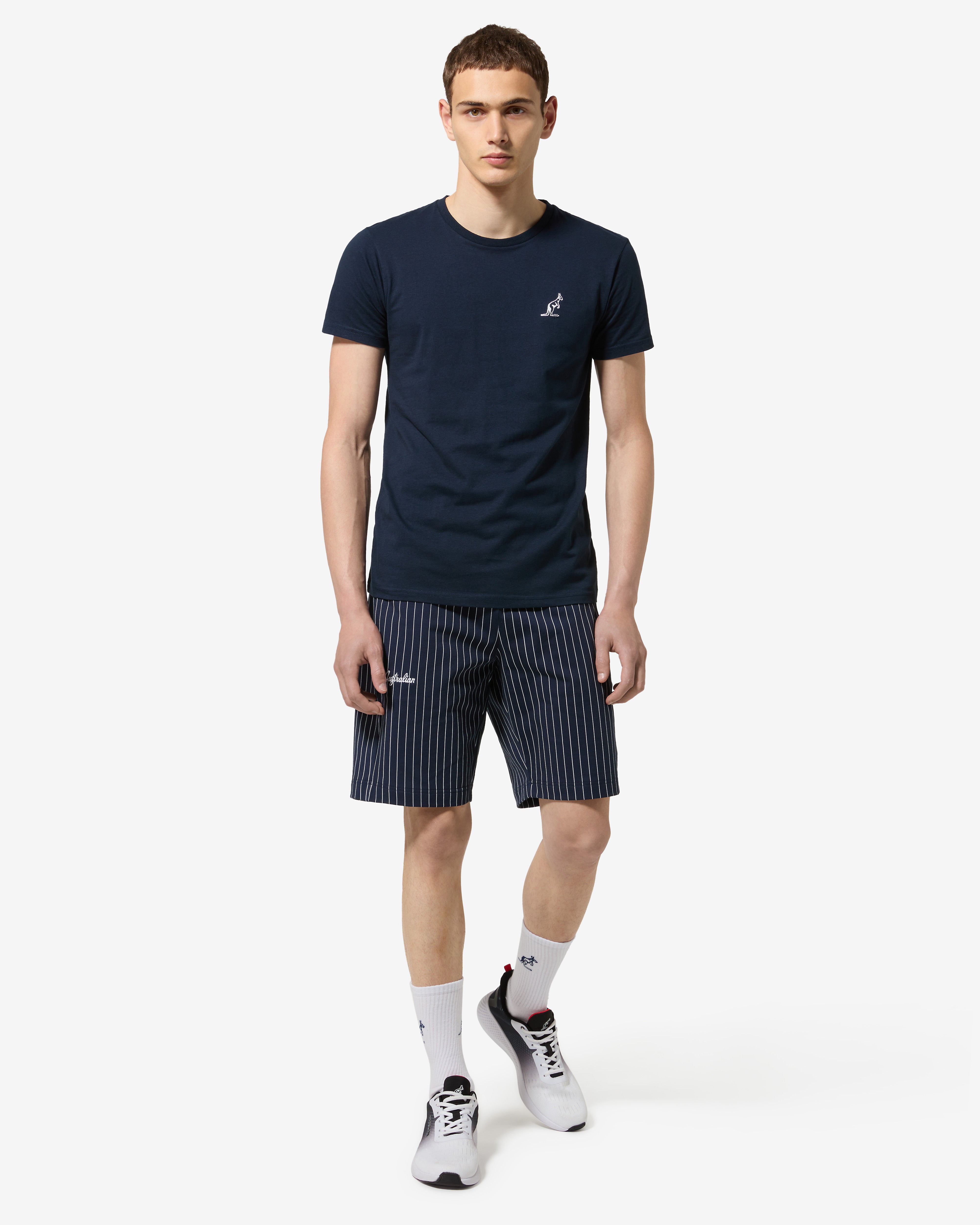 australian-basic-t-shirt-sportswear-cotone-blu-navy image 2