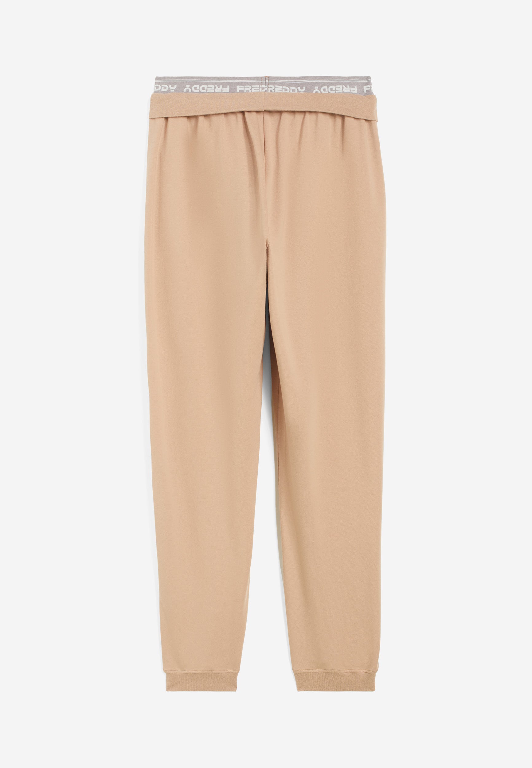 freddy-pantaloni-joggers-donna-in-jersey-con-elastico-logato image 6