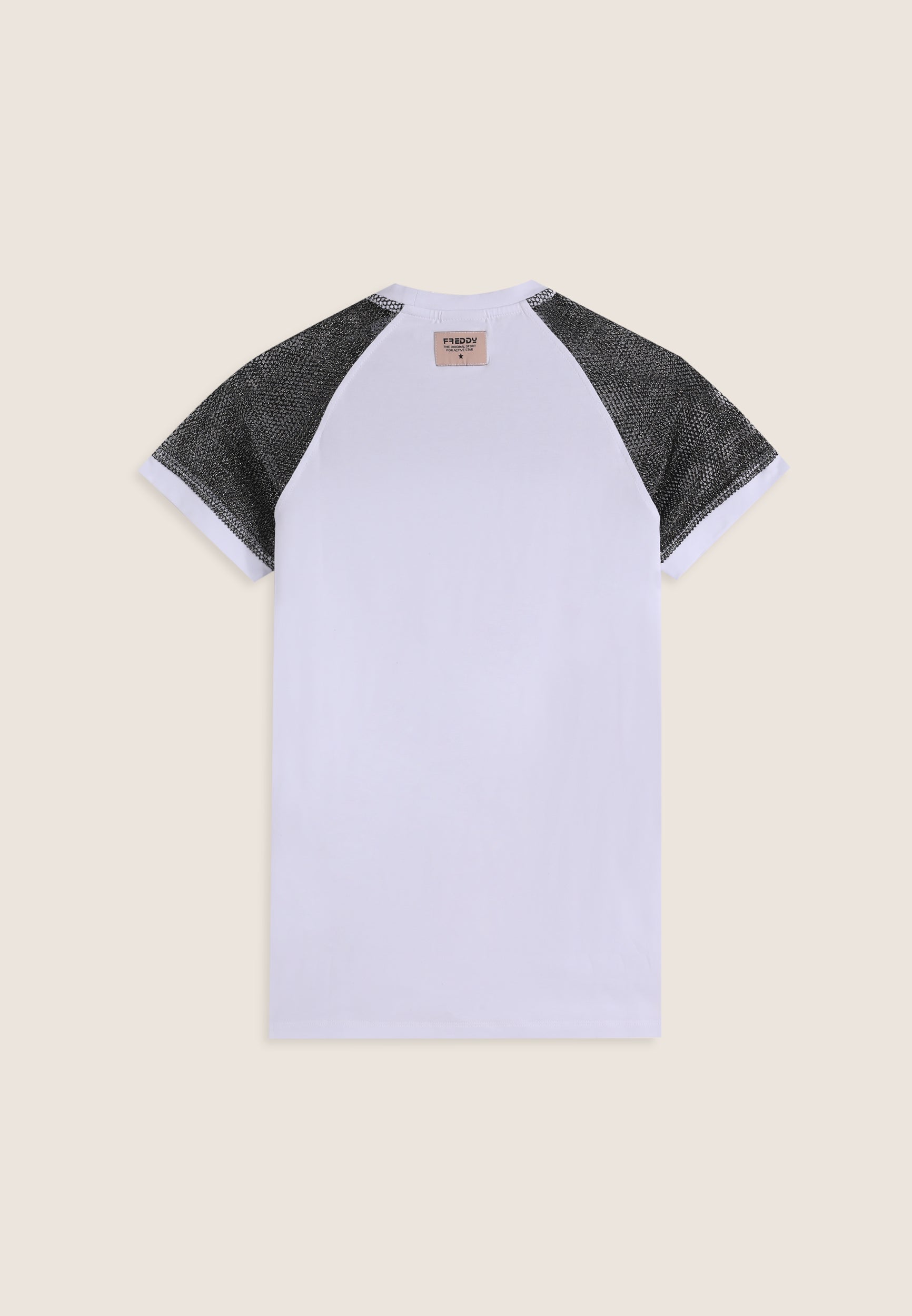freddy-wr-up-vestitino-bambina-maxi-t-shirt-con-maniche-in-mesh-lurex image 5