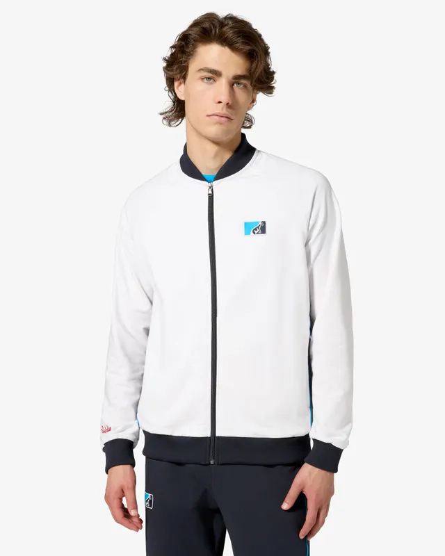 australian-league-track-jacket-felpa-bianca-full-zip image 1