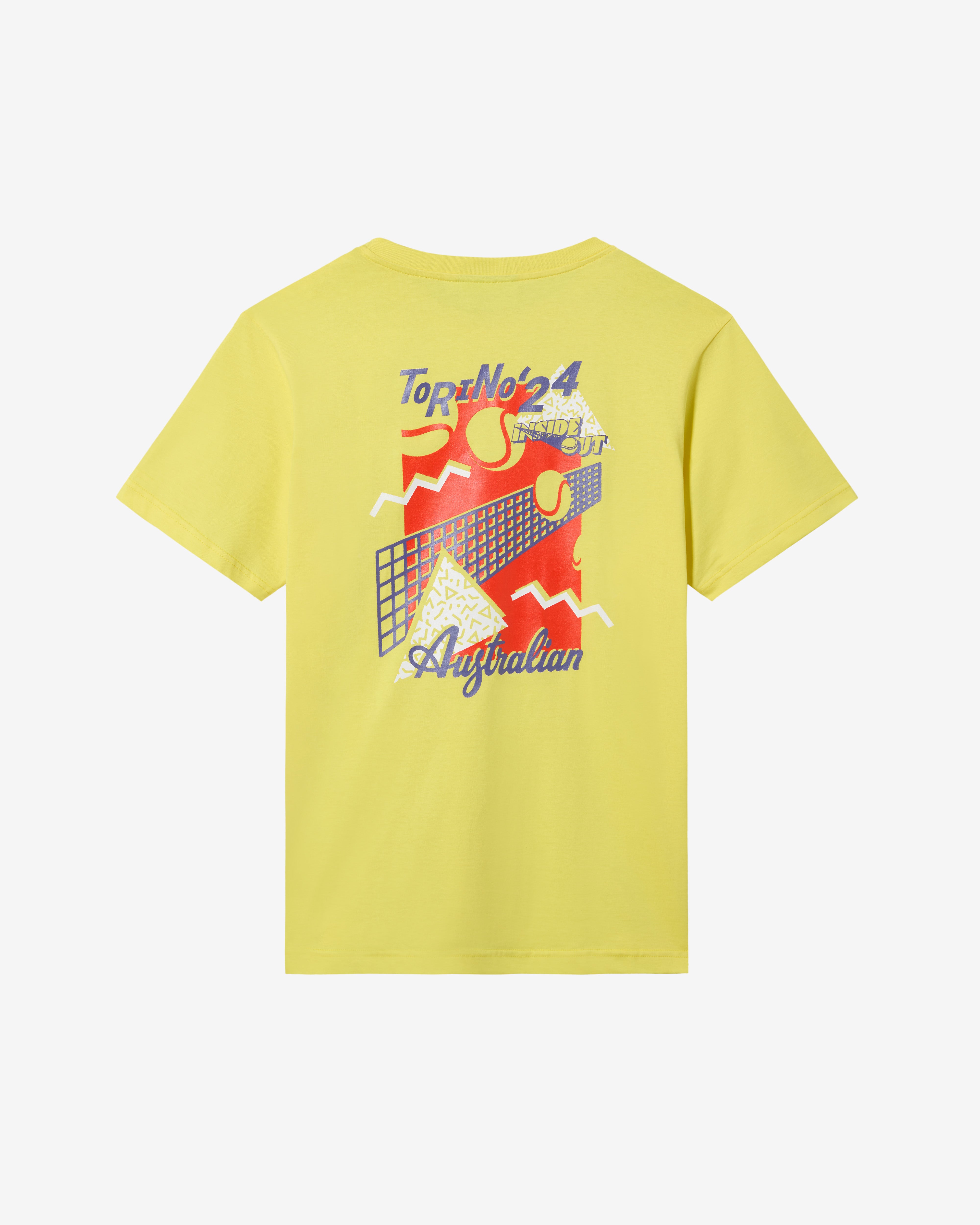 australian-torino-24-t-shirt-in-cotone-giallo-vivo image 2