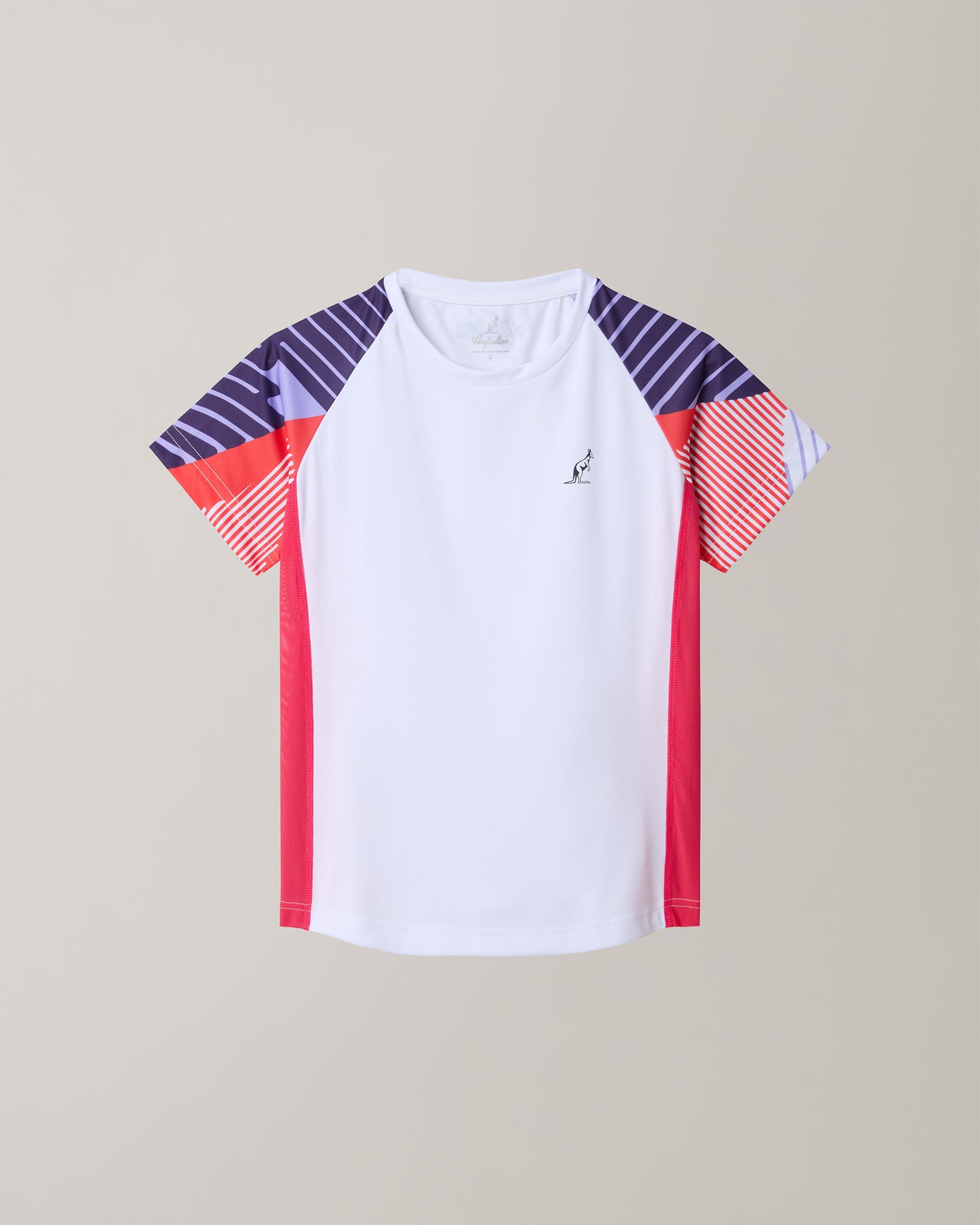 australian-court-t-shirt-tennis-elasticizzata-bianca image 6
