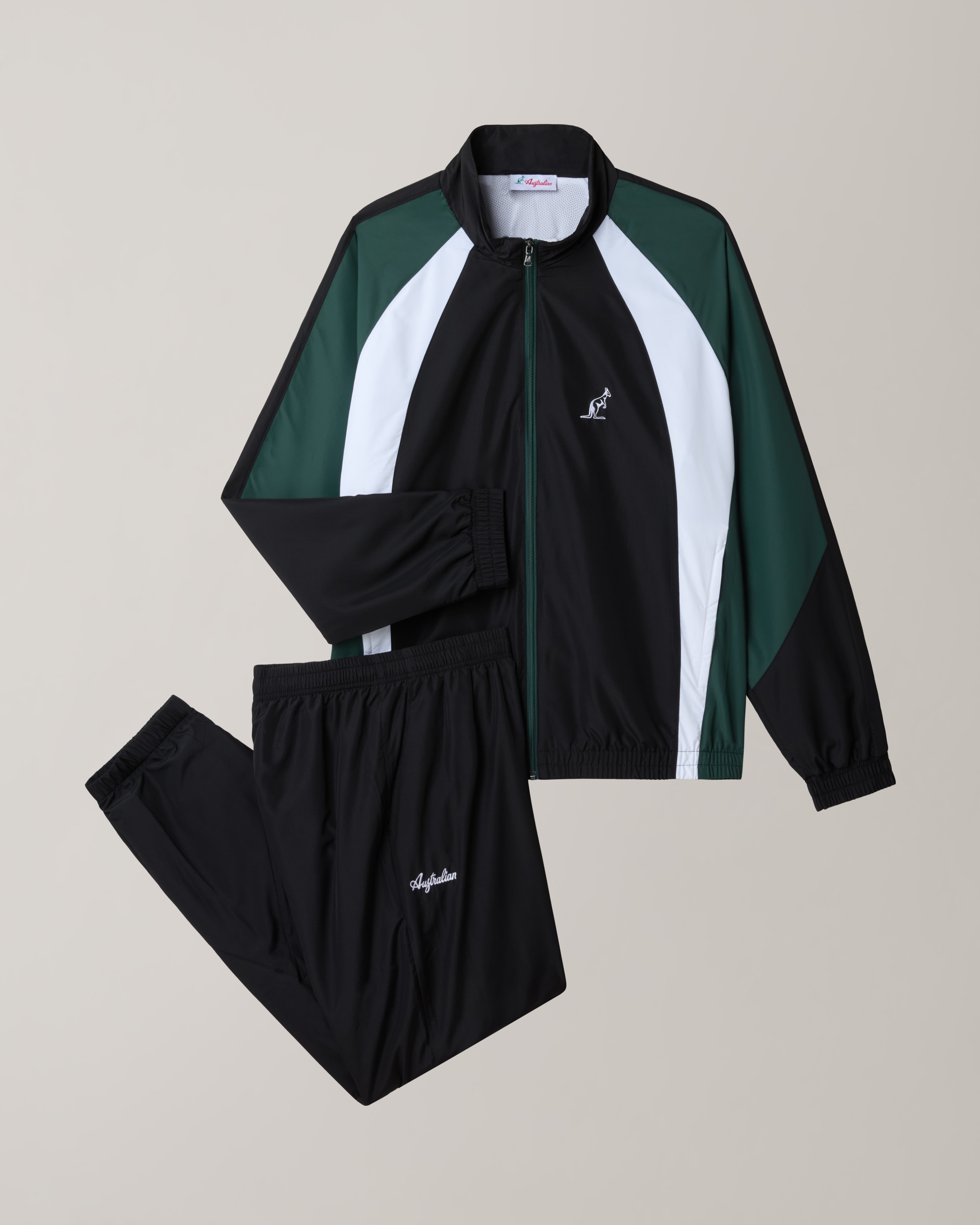 australian-posh-prime-tuta-uomo-nero-giacca-full-zip-pantalone-smash image 8