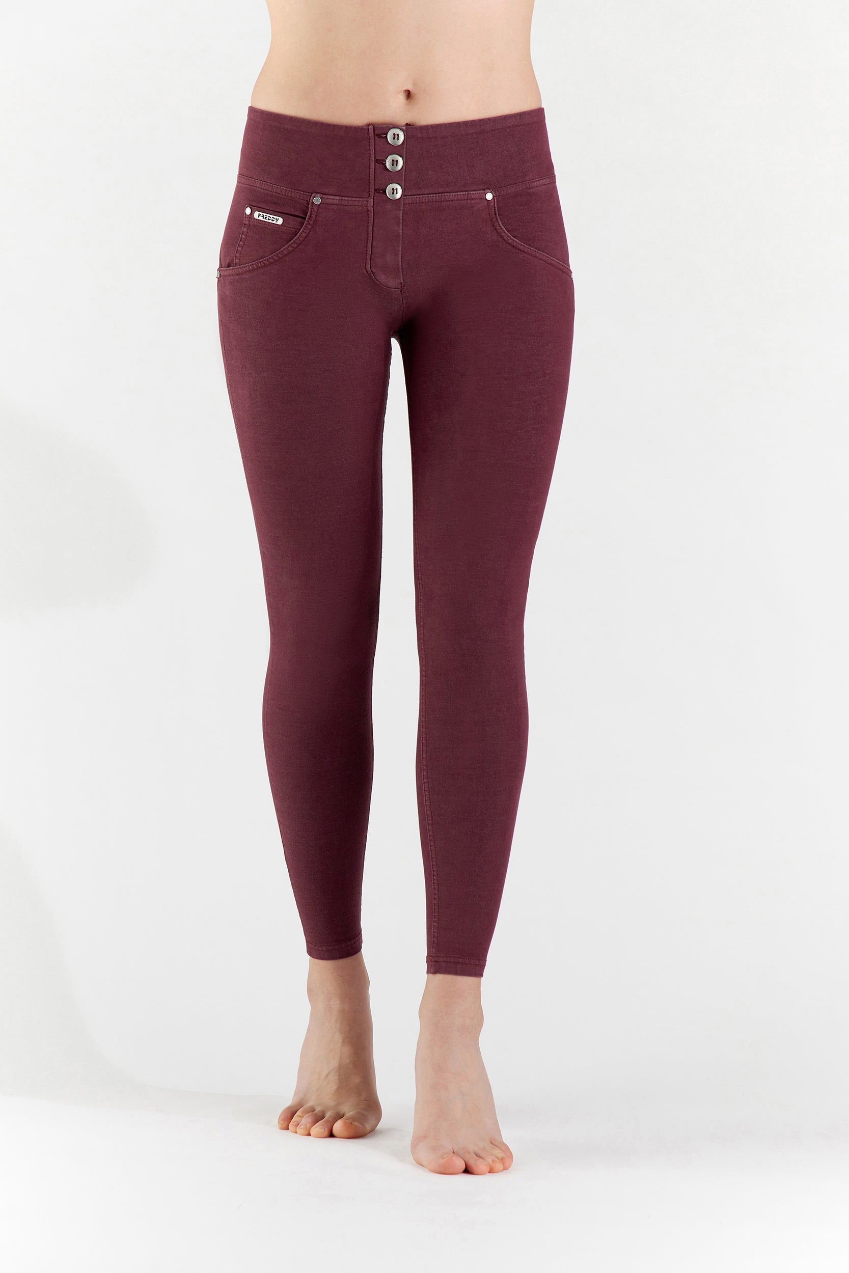 freddy-pantaloni-push-up-wr-up-vita-media-tessuto-navetta-tinto-in-capo-superski image 2