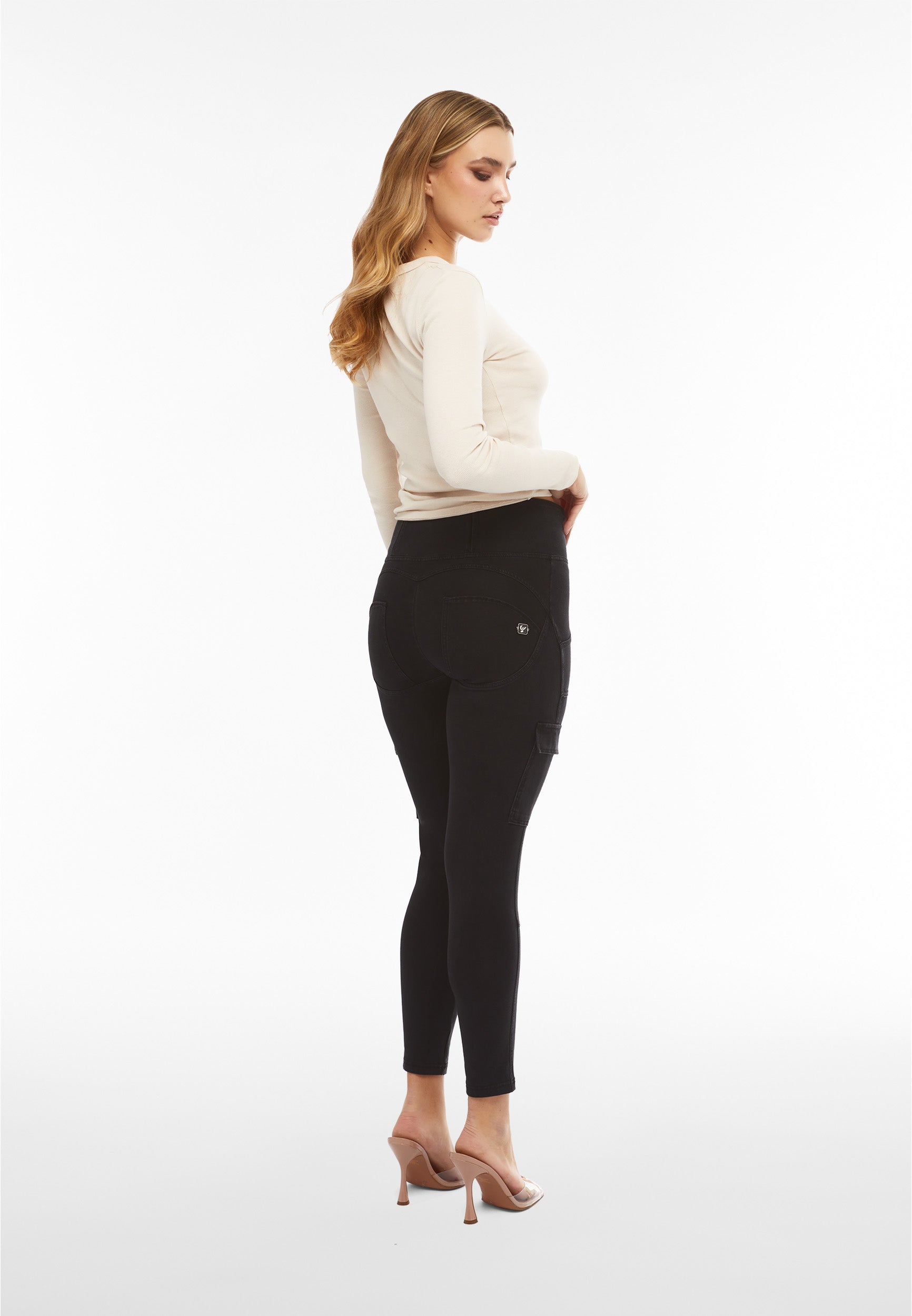 freddy-wr-up-jeggings-donna-cargo-push-up-vita-alta-7-8 image 3