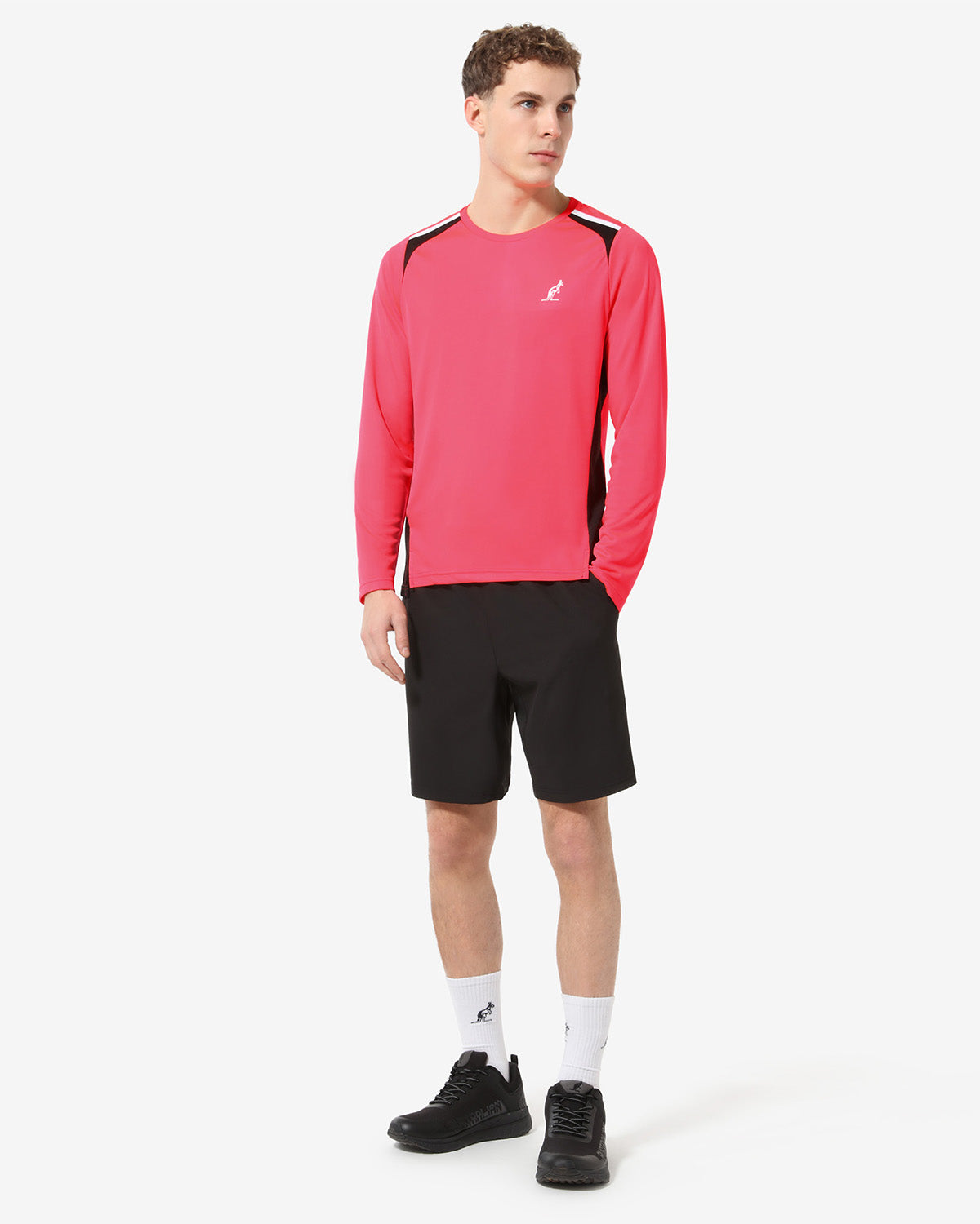 australian-energy-sleeves-t-shirt-manica-lunga-psycho-red image 2