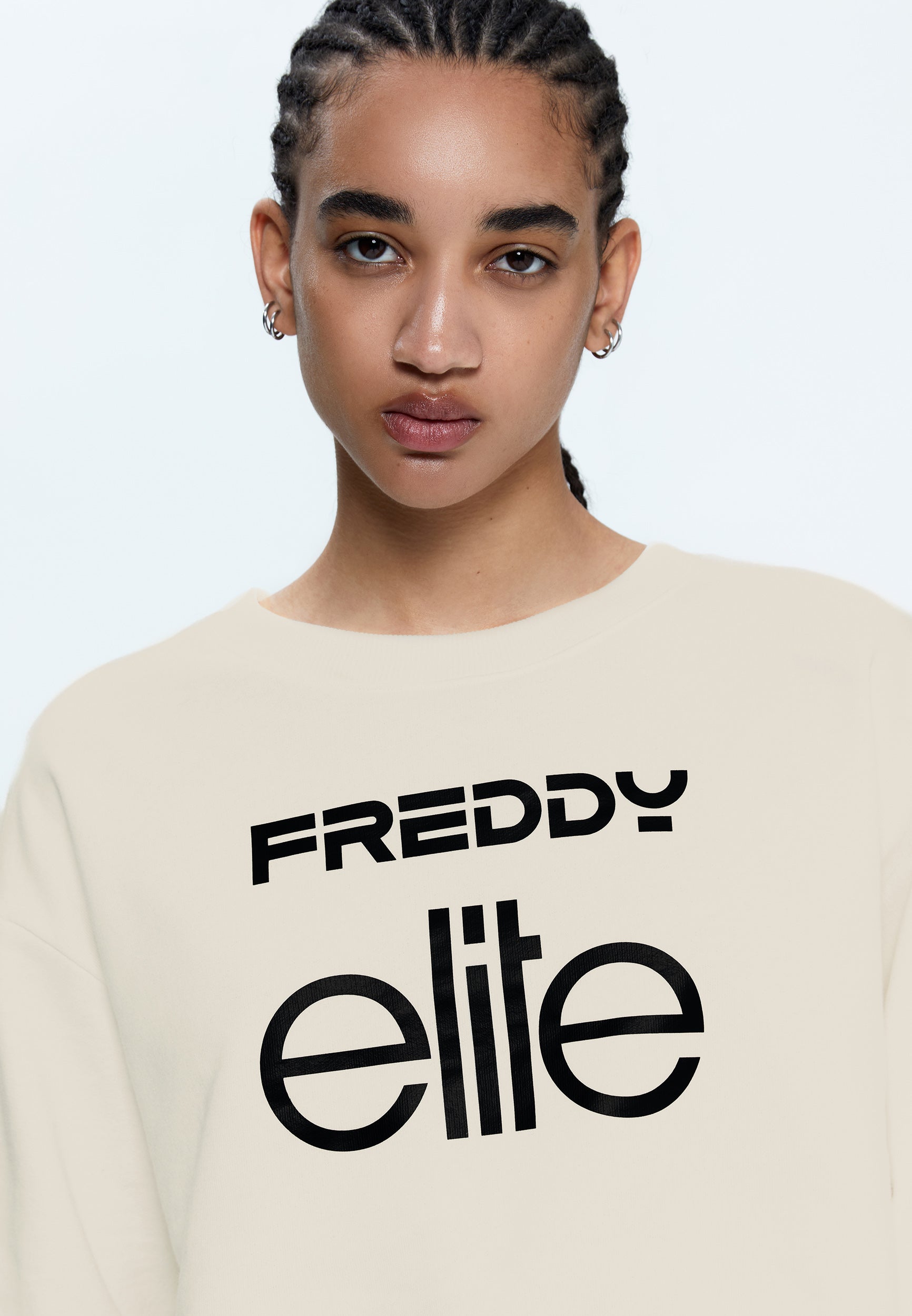 freddy-felpa-donna-cropped-comfort-fit-elite-100-cotone image 5