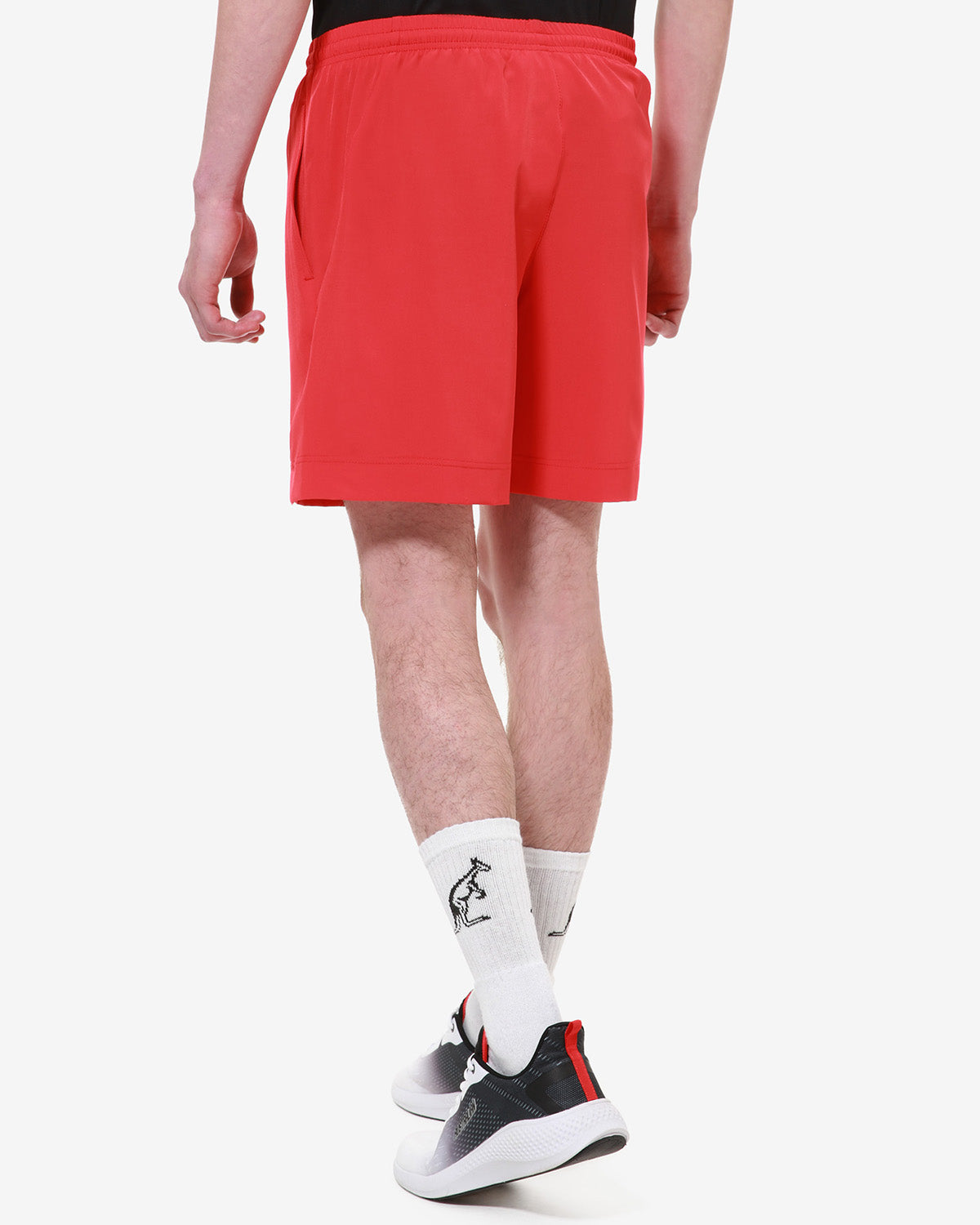 australian-slam-short-short-tennis-uomo-rosso-vivo image 3