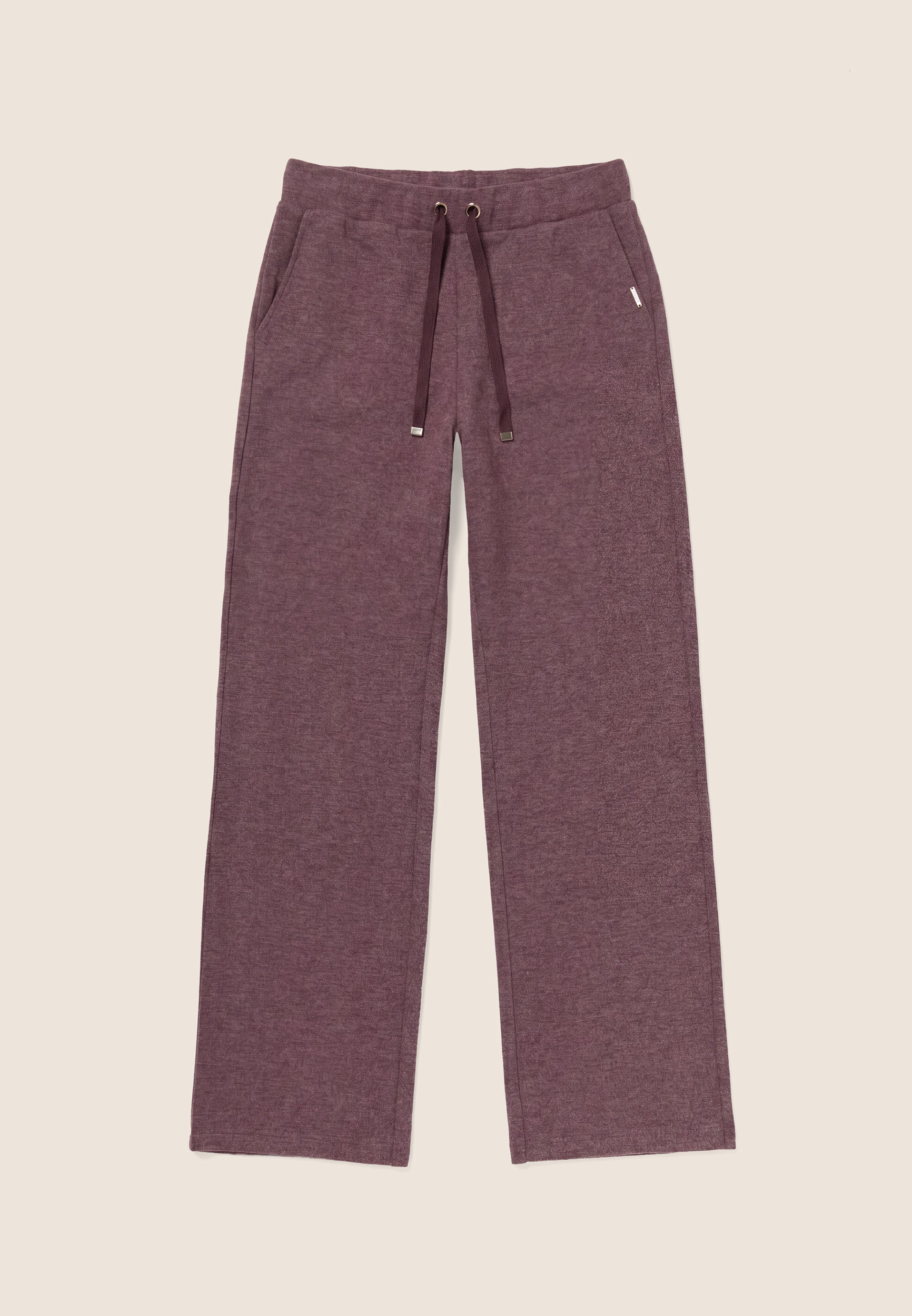 freddy-pantaloni-donna-wide-leg-effetto-tricot-con-coulisse image 1