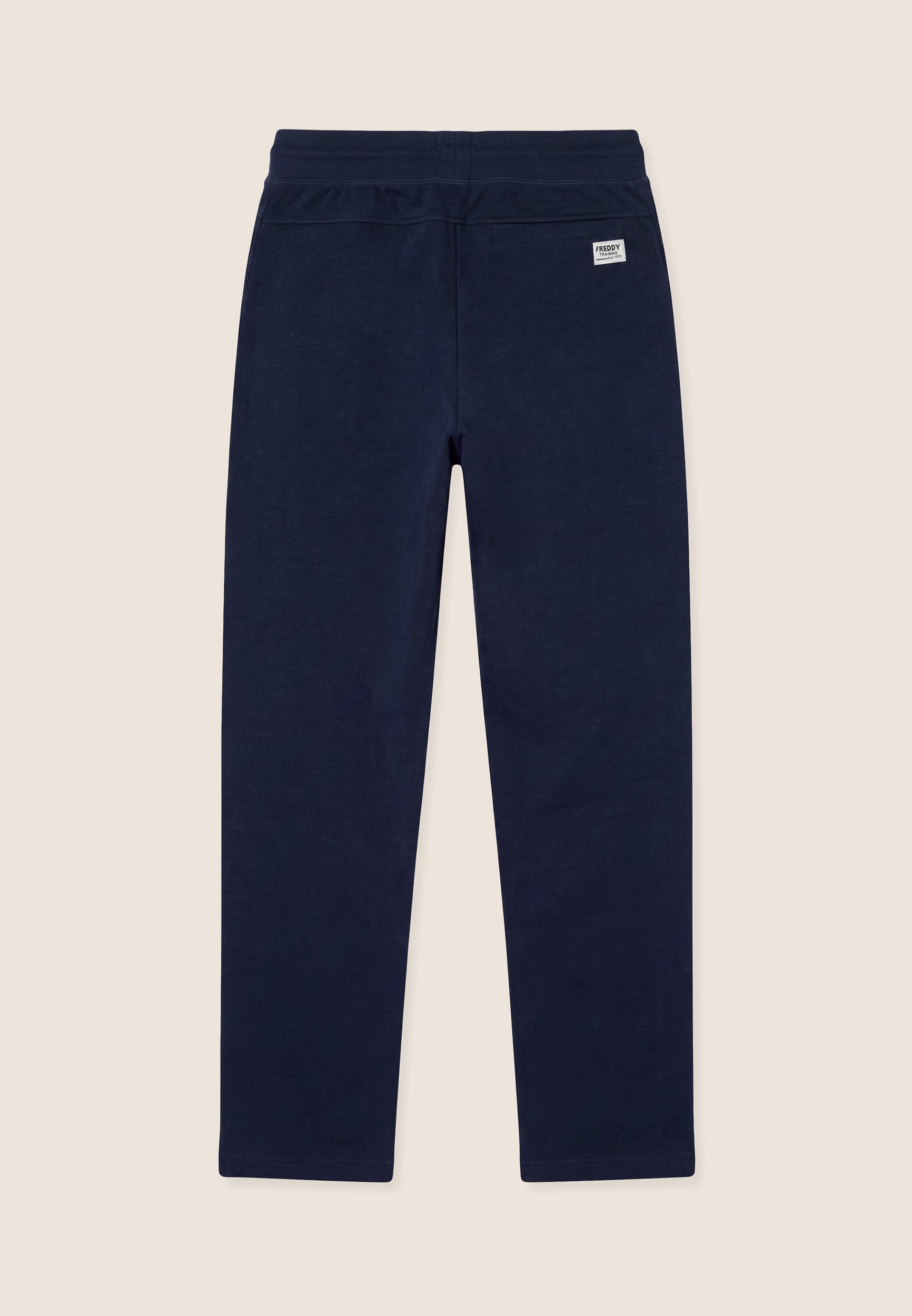 freddy-pantaloni-uomo-regular-felpa-con-inserti-a-quadretti-fondo-dritto image 6