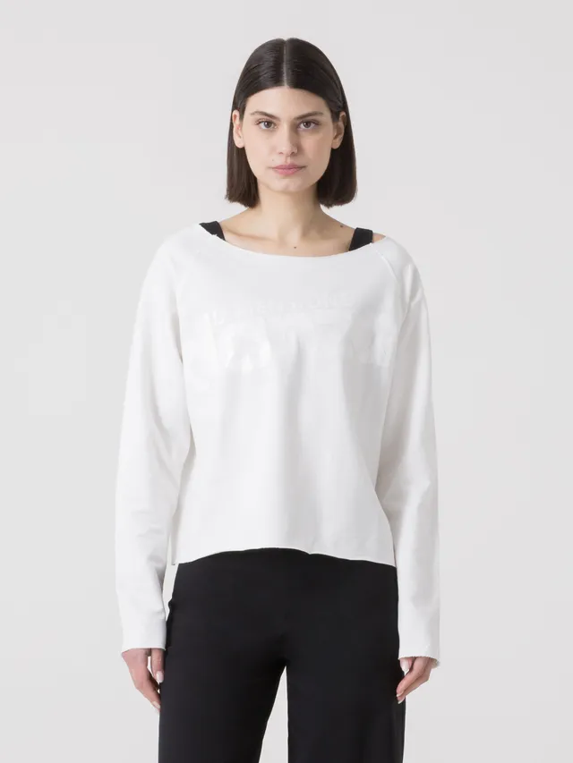 dimensione-danza-weekend-magliaccia-donna-scollo-a-barca-in-felpa-stretch image 1