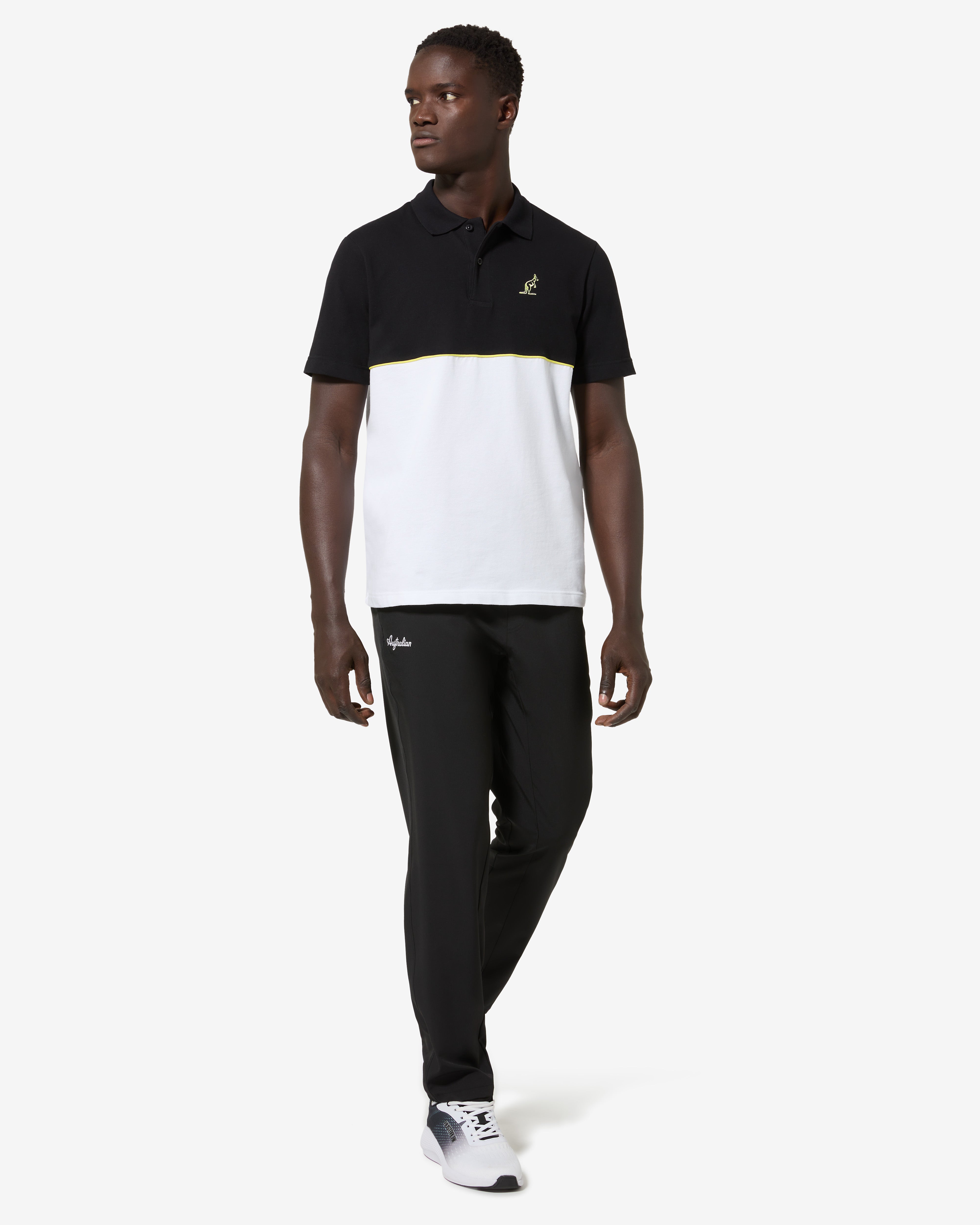 australian-easy-vinyl-track-pant-pantalone-bi-elastico-slam-nero image 2
