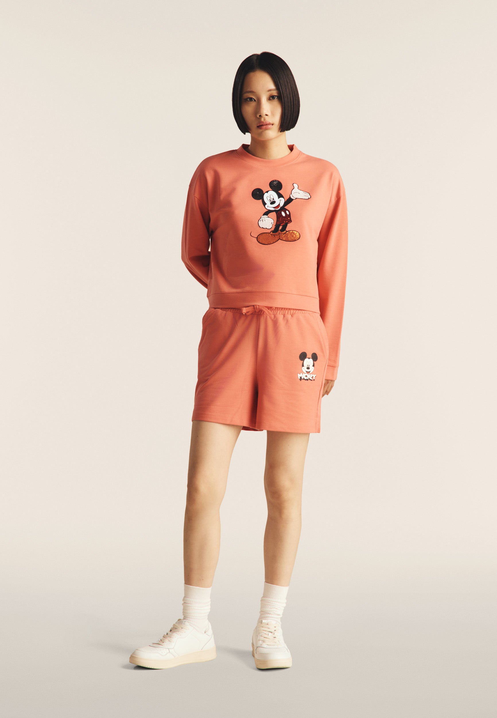 freddy-pantaloncini-regular-fit-mickey-mouse-in-french-terry image 1