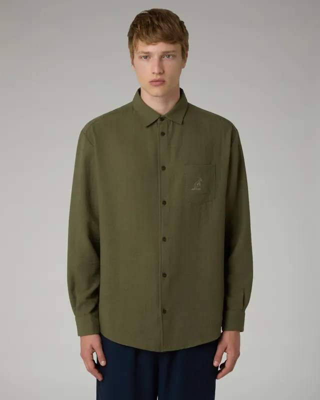 australian-doric-camicia-manica-lunga-canvas image 1