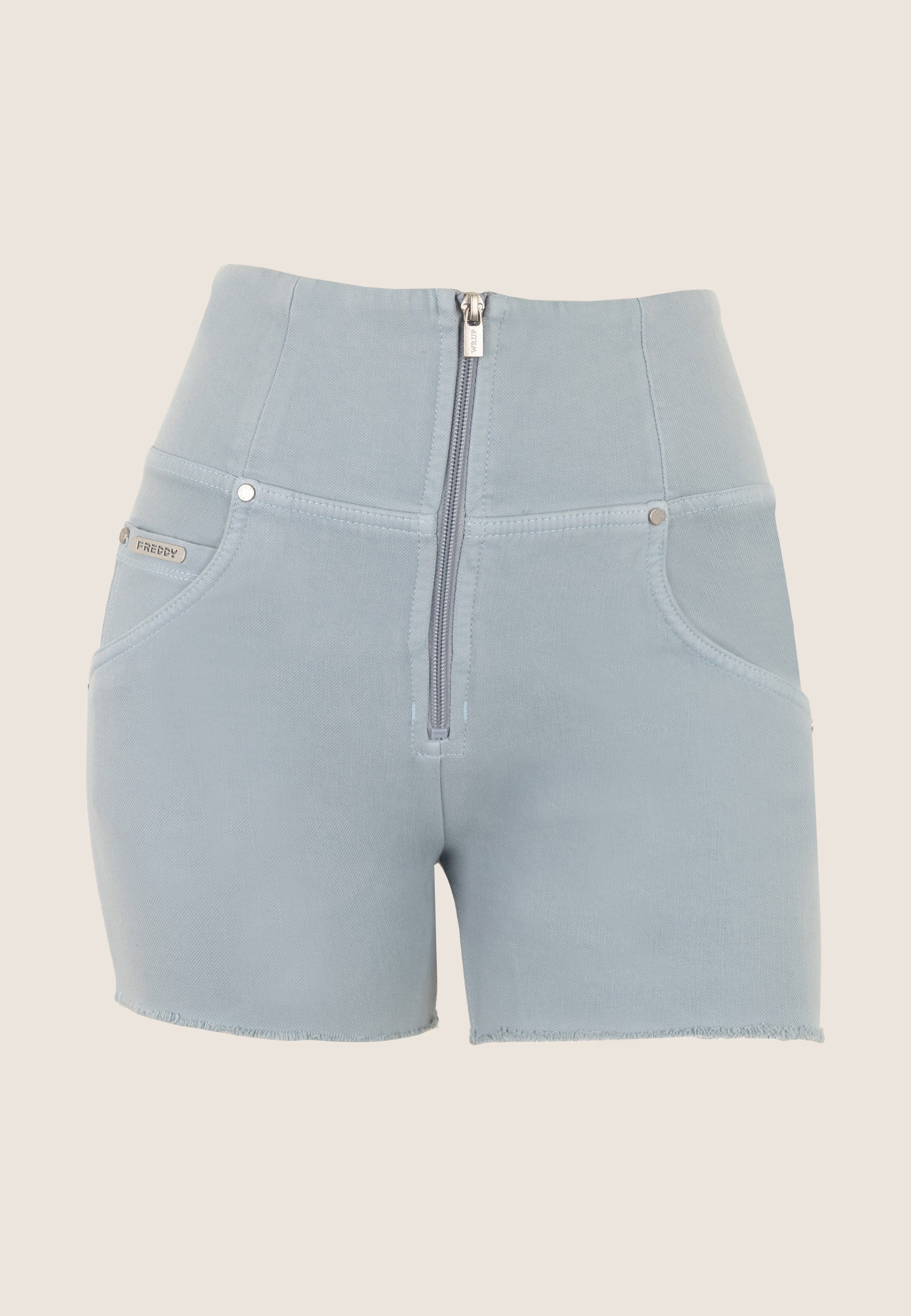 freddy-wr-up-shorts-donna-vita-super-alta-zip-in-denim-navetta-ecologico image 1