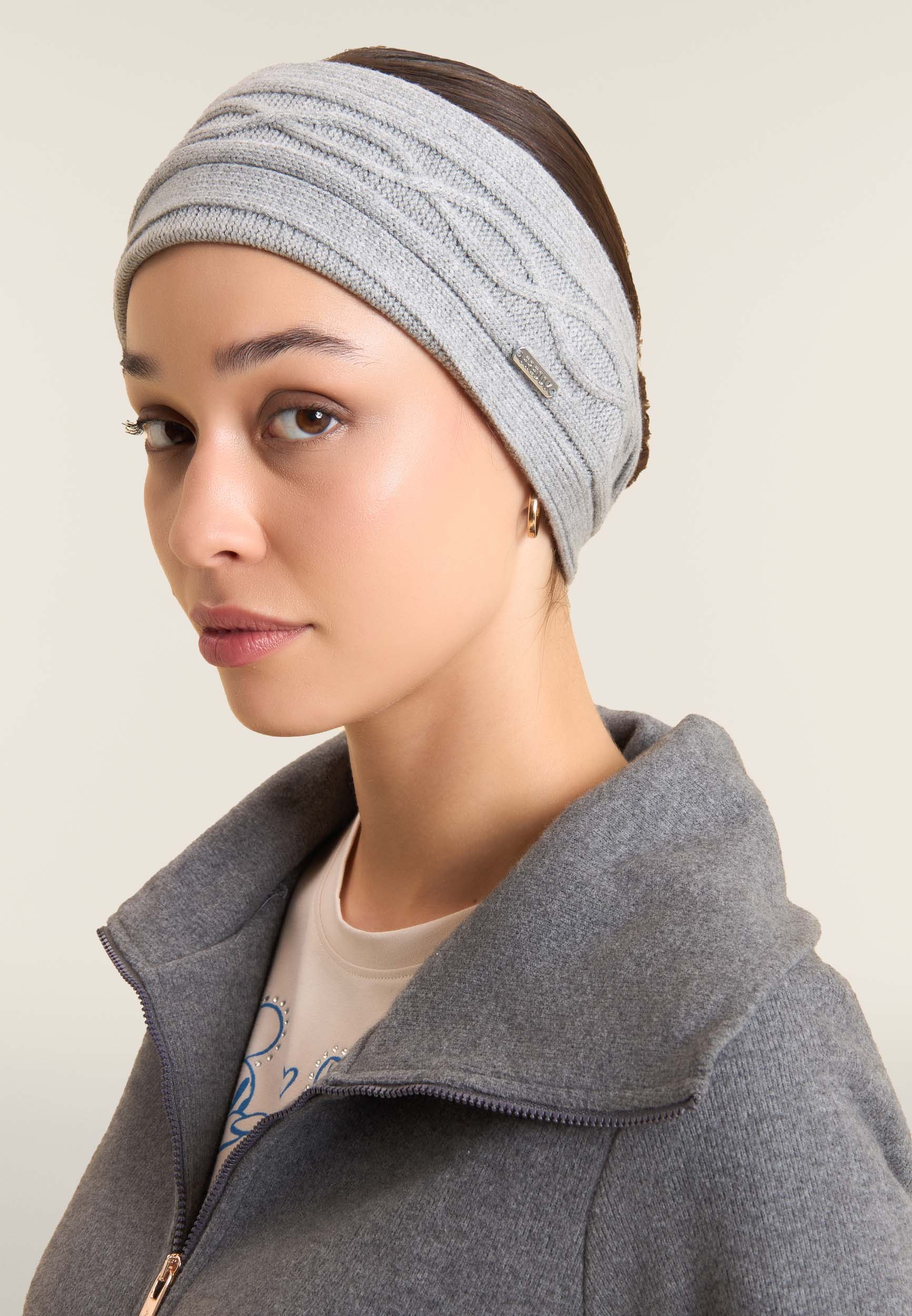 freddy-fascia-per-capelli-invernale-a-treccia-in-maglia image 2