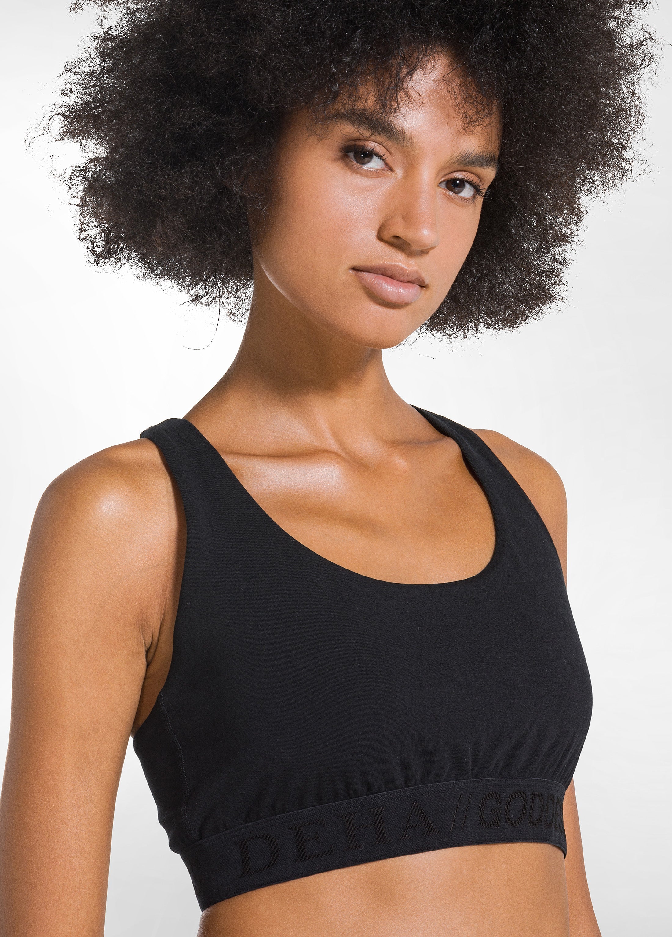 deha-d52001-top-vogatore-corto-jersey-stretch-nero image 3