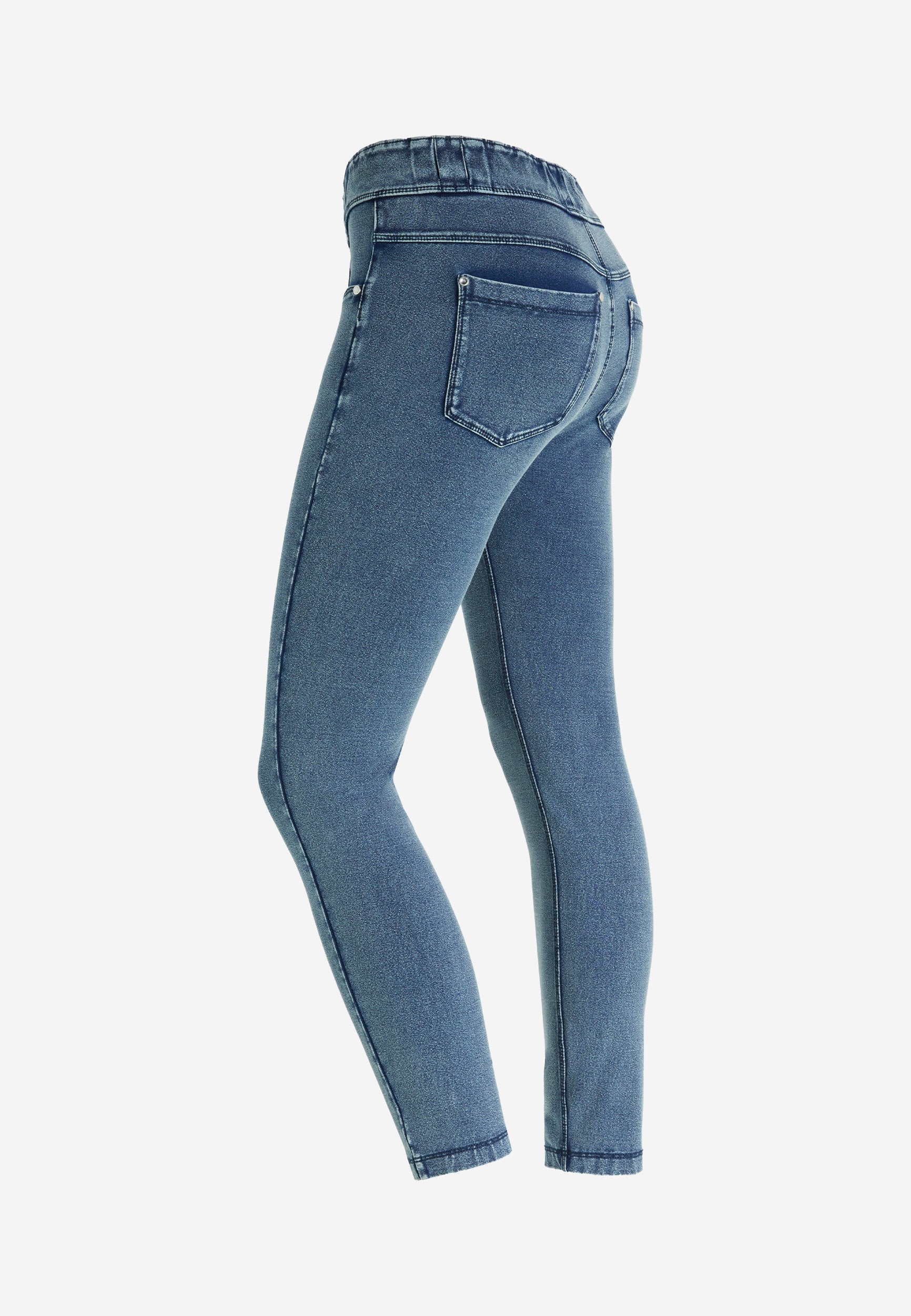 freddy-n-o-w-pantaloni-skinny-vita-media-jersey-effetto-denim image 7