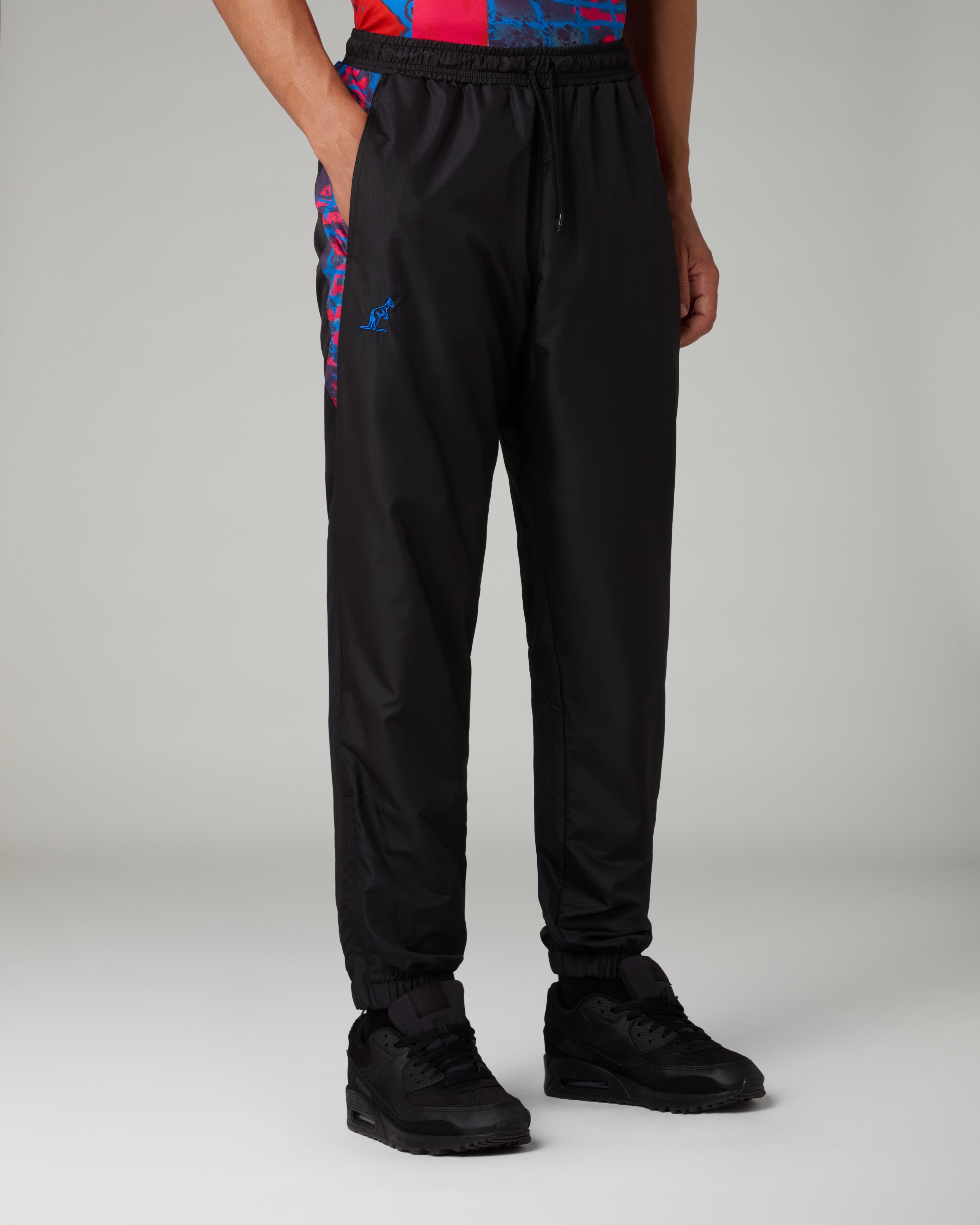 australian-randall-v-track-pant-pantalone-tuta-nero image 1