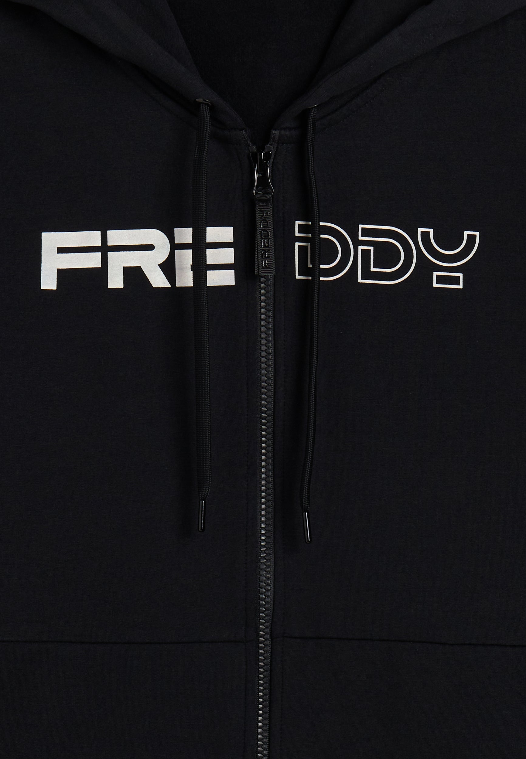 freddy-felpa-full-zip-con-cappuccio-e-logo-perlato-frontale image 7