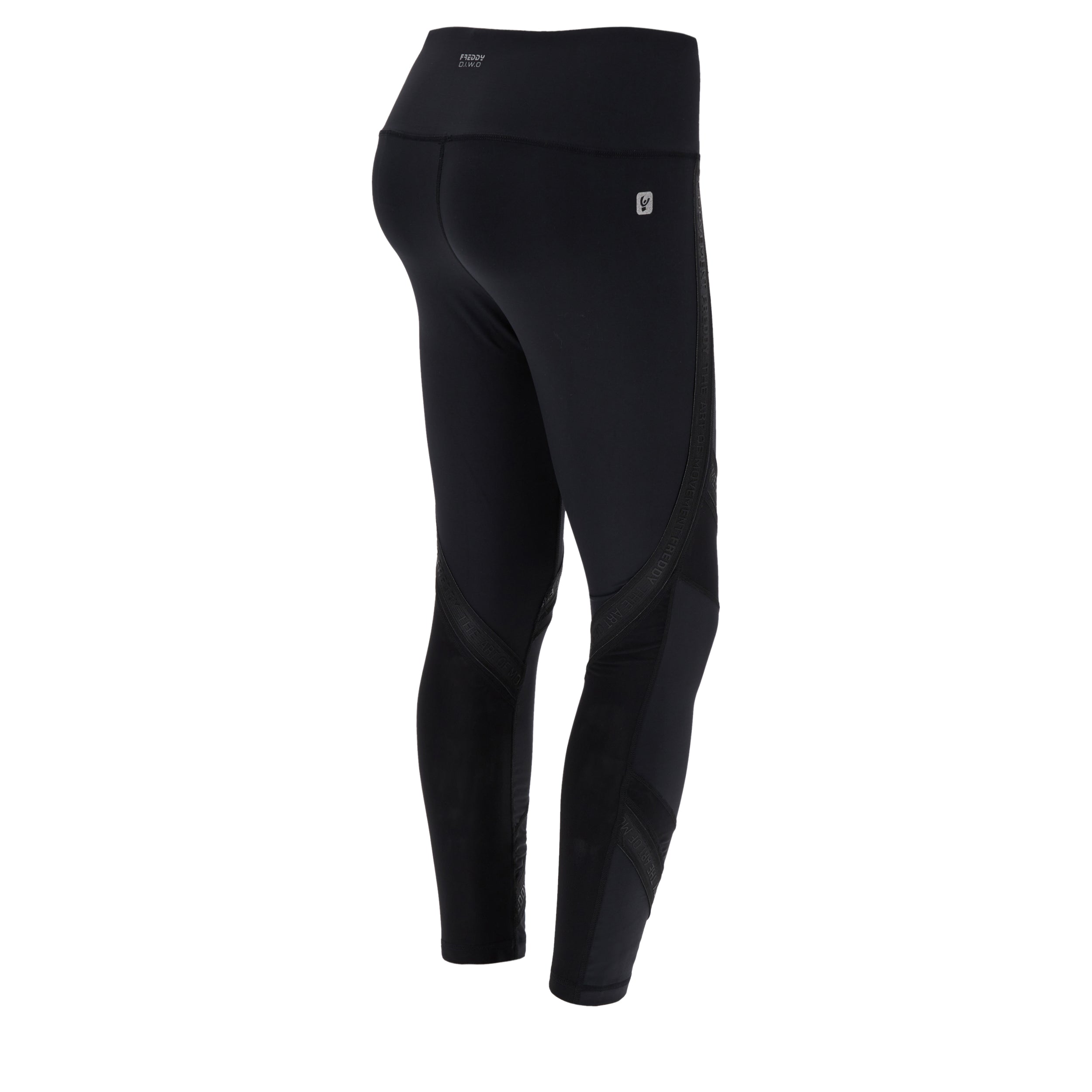 freddy-leggings-superfit-7-8-con-nastro-logato-e-inserti-mesh image 7