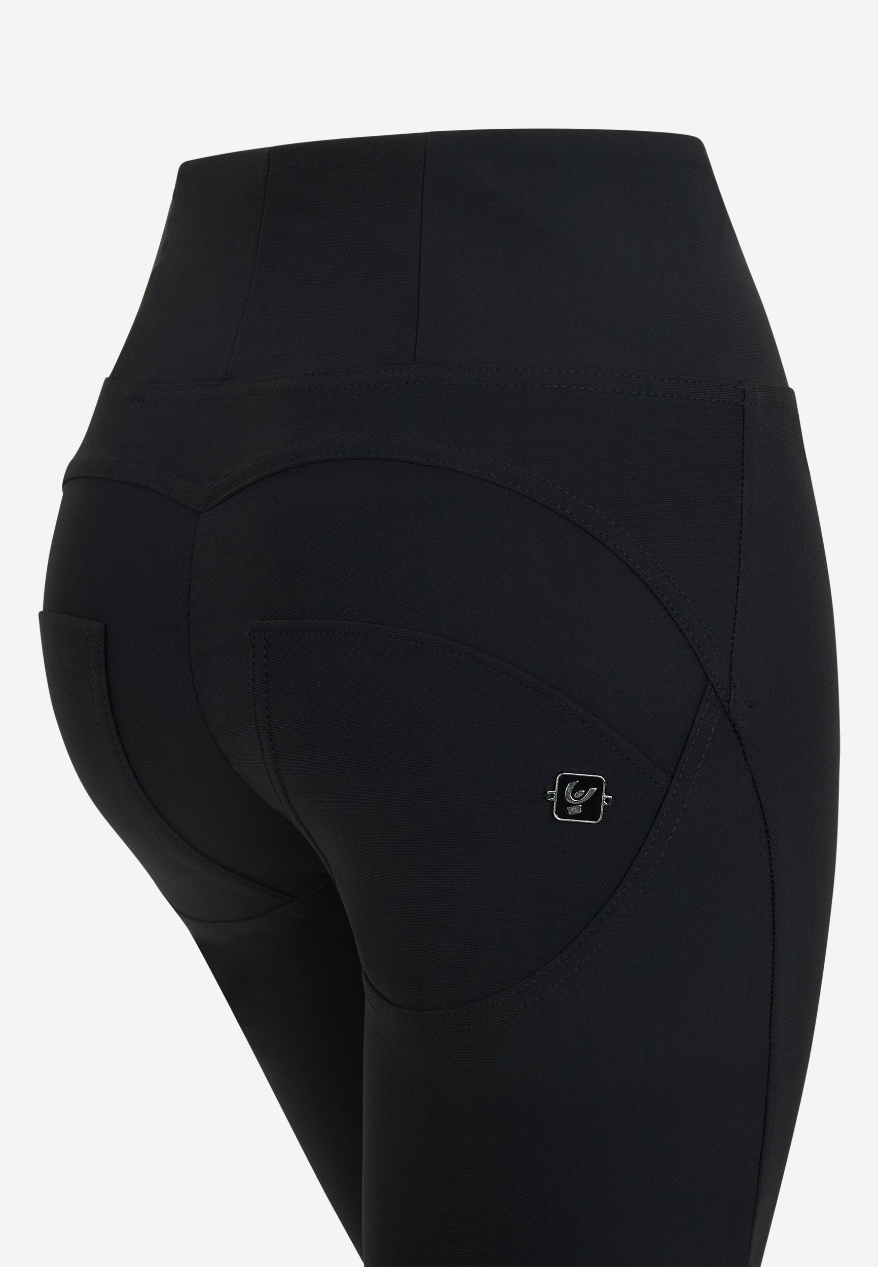 freddy-wr-up-push-up-superskinny-7-8-vita-alta-zip-pantaloni-modellanti-total-bl image 3