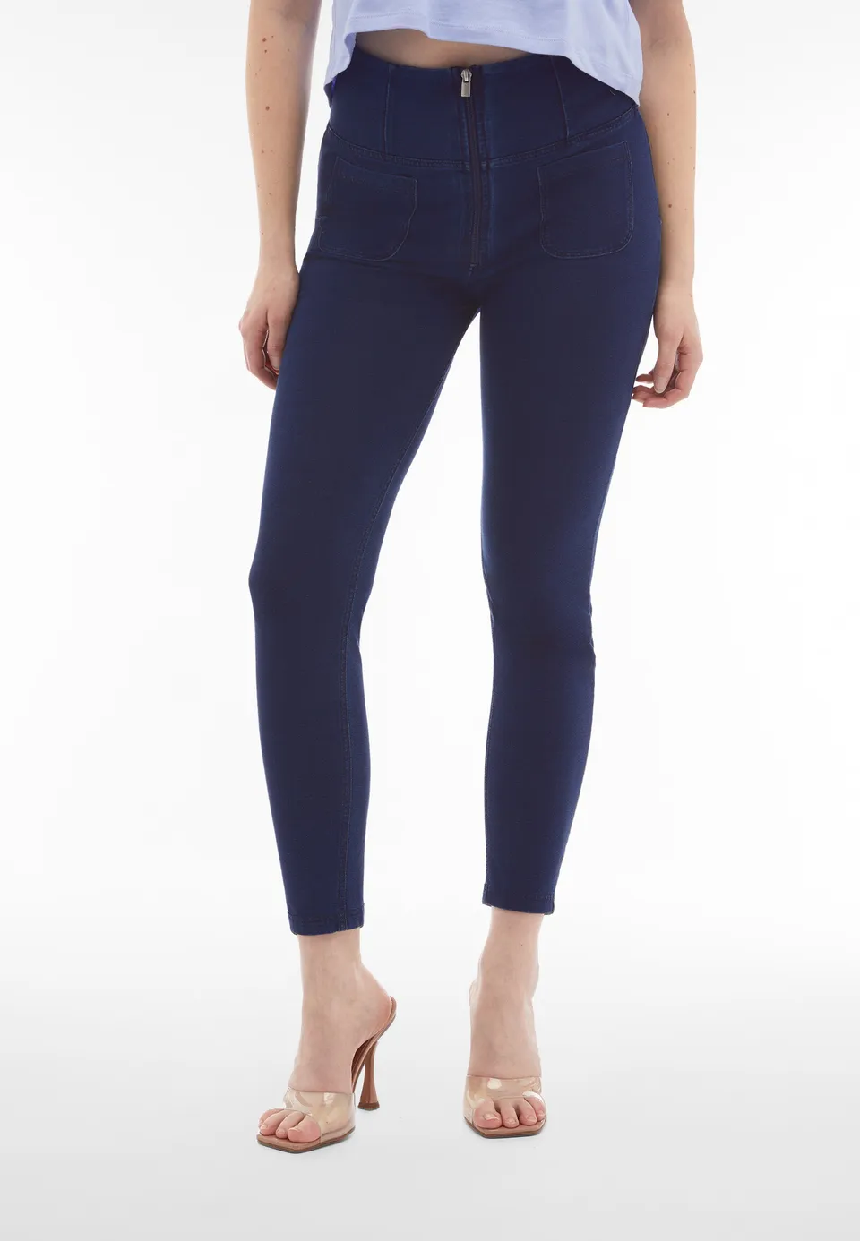 freddy-jeggings-wr-up-vita-super-alta-7-8-superskinny-denim-organico image 1