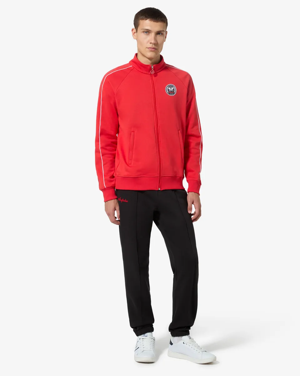 australian-tennis-crew-tracksuit-felpa-rosso-vivo image 1