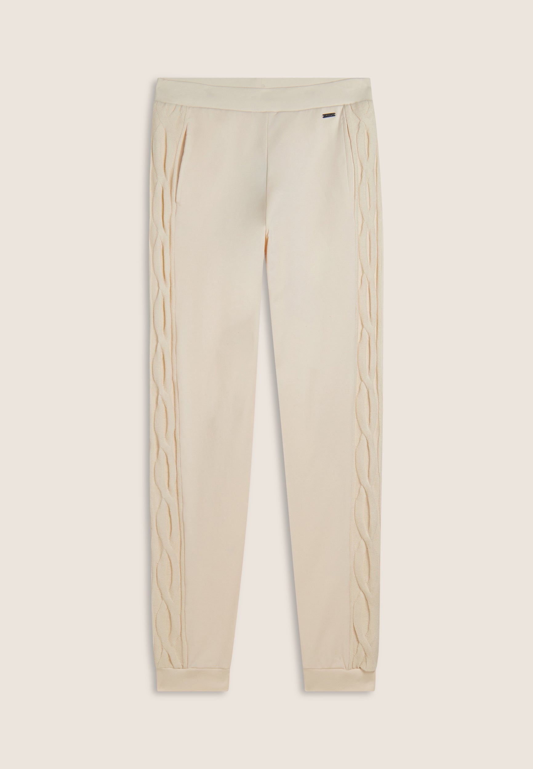 freddy-pantaloni-donna-in-felpa-modal-con-banda-a-trecce image 8