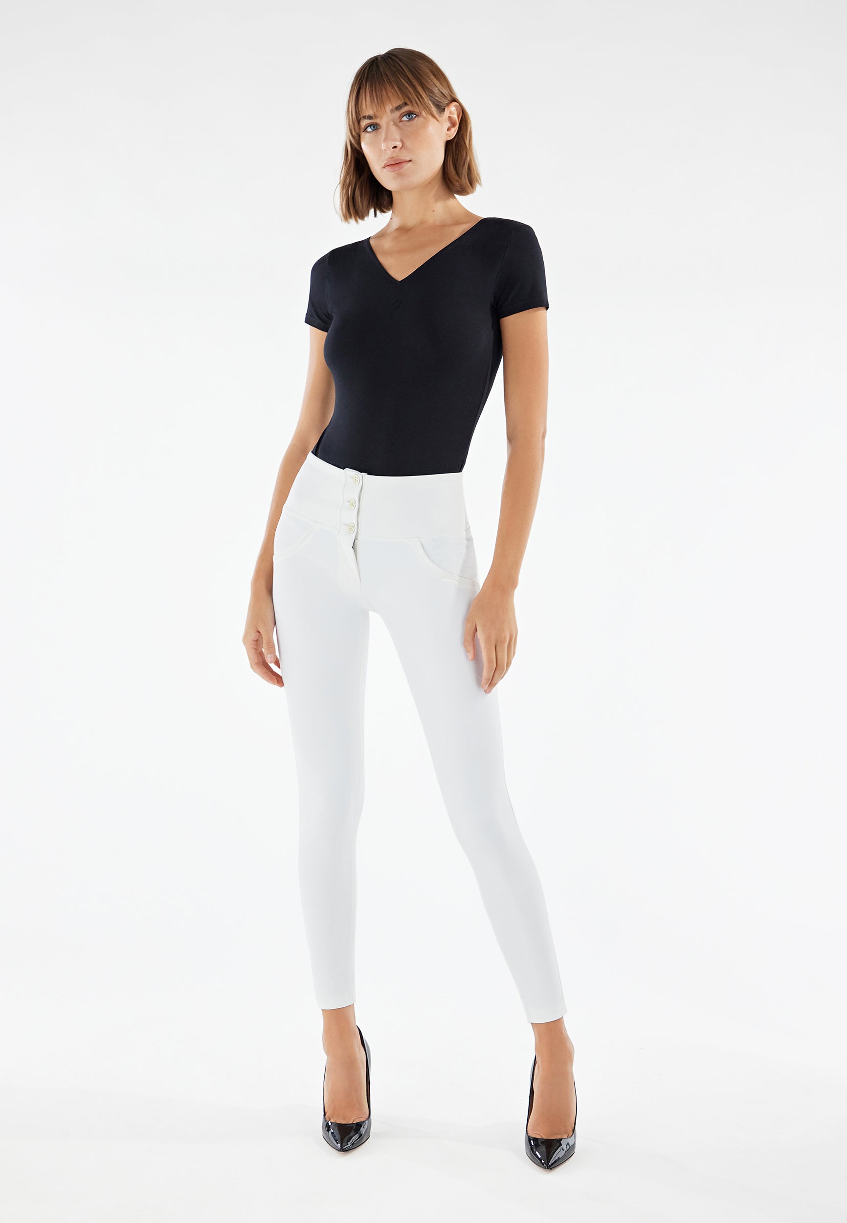 freddy-pantaloni-push-up-wr-up-skinny-vita-alta-3-bottoni-similpelle image 2