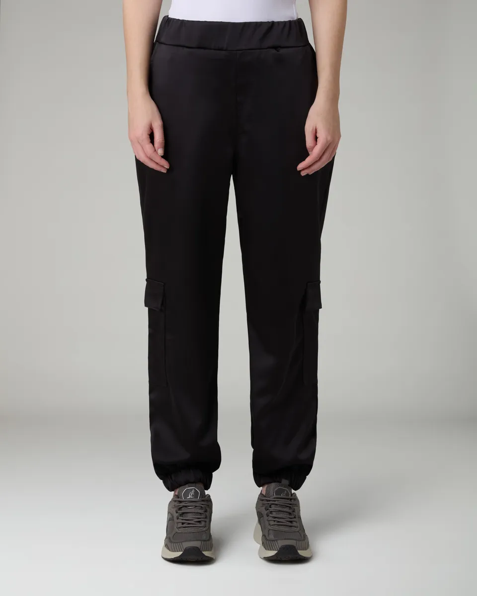 australian-glam-satin-pantalone-cargo-jogger image 1