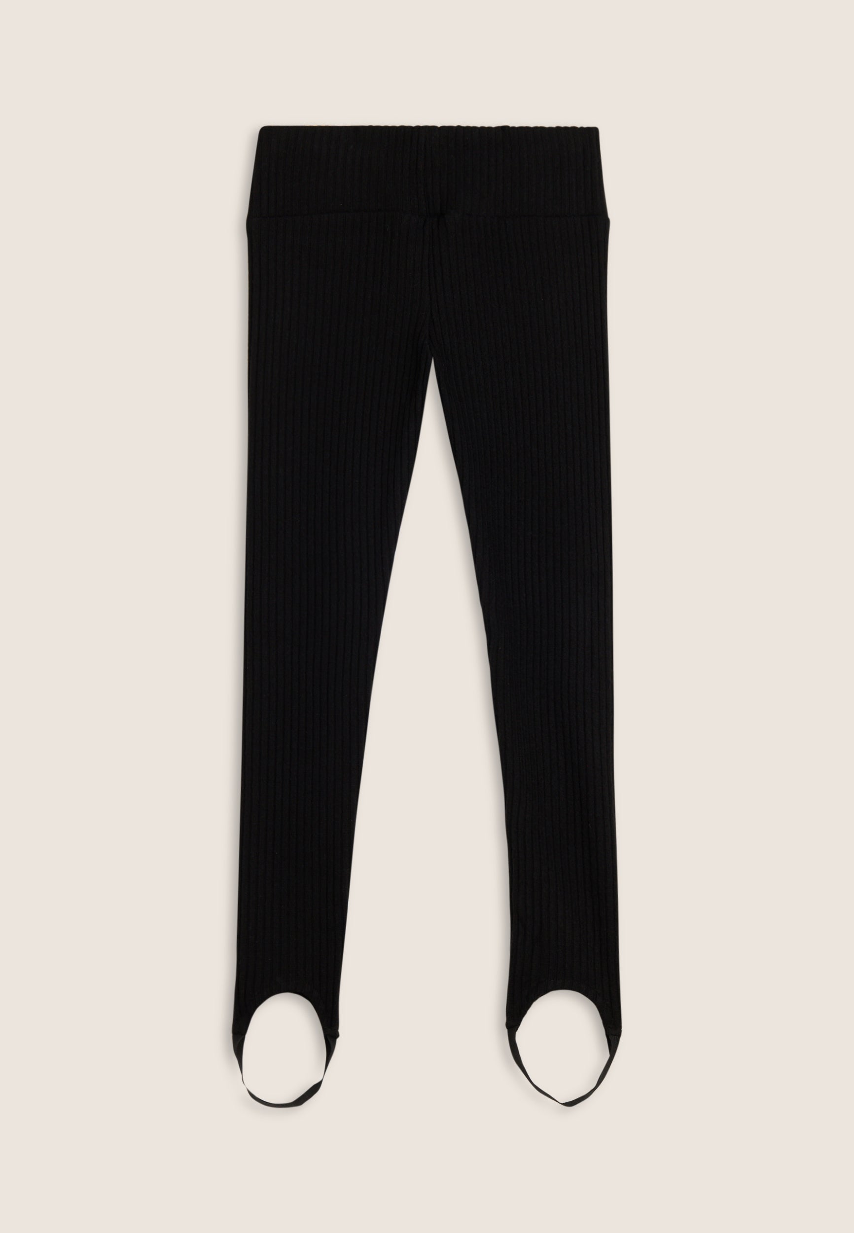 freddy-leggings-bambina-in-viscosa-a-coste-con-ghette image 2