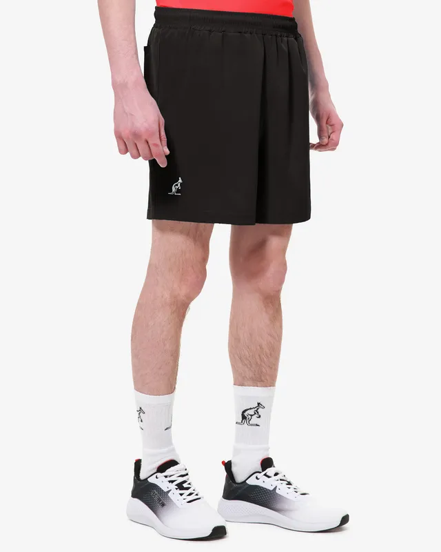 australian-slam-short-tennis-ultralelasticizzato-nero-made-in-italy image 1