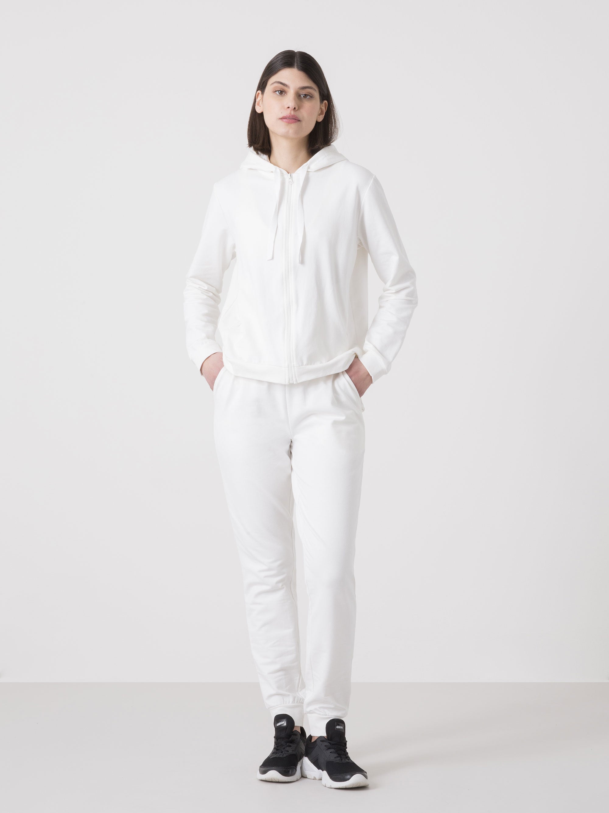 dimensione-danza-tuta-donna-full-zip-con-cappuccio-in-felpa-completo-felpa-panta image 6
