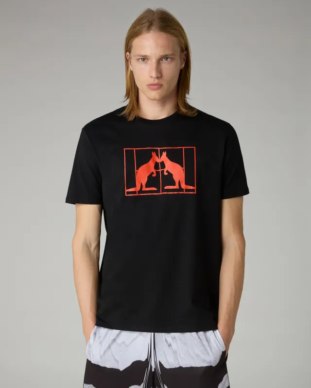 australian-gemini-t-shirt-maglietta-cotone-nera image 1