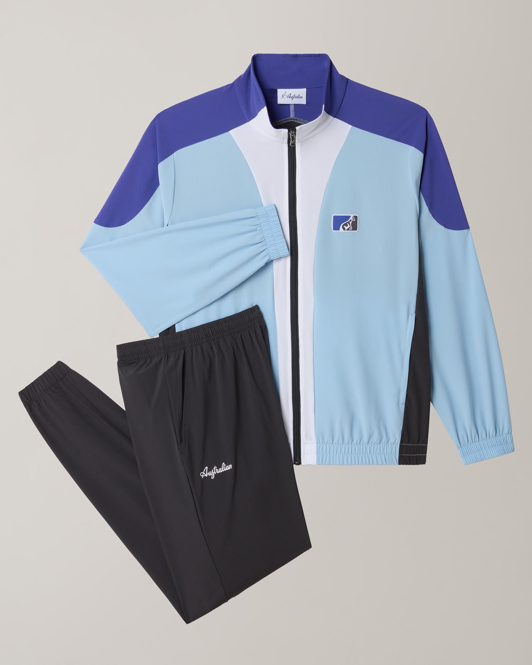 australian-classic-pro-tracksuit-azzurro-pastello-tuta-slam-made-in-italy image 8