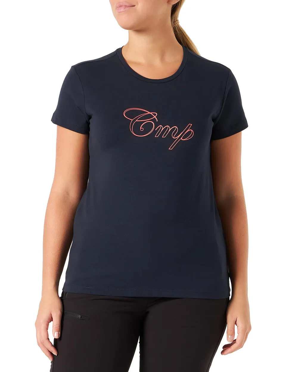 cmp-stretch-jersey-t-shirt-donna-maglietta-maniche-corte-cotone image 1